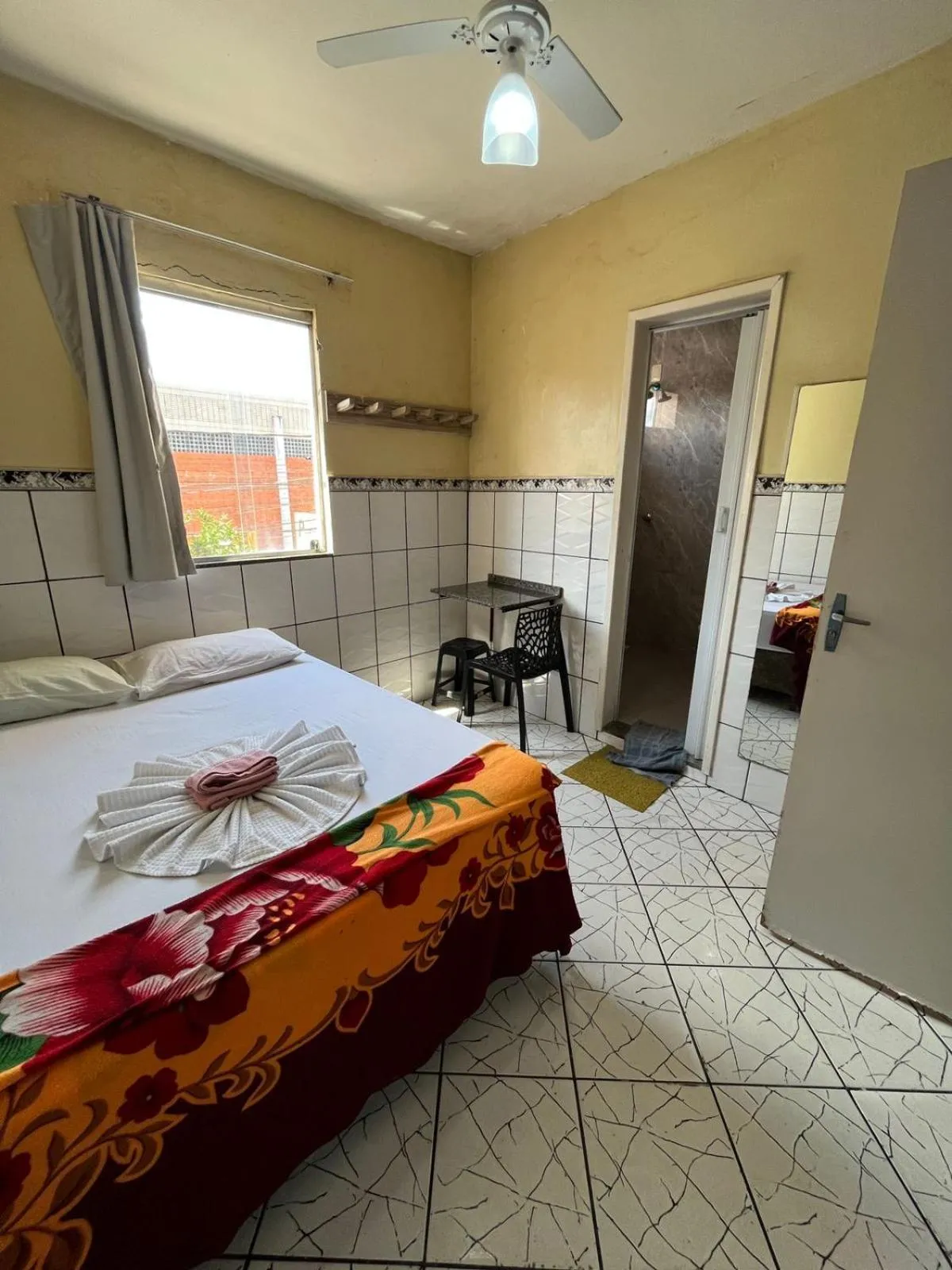 Bed in Pousada Freitas