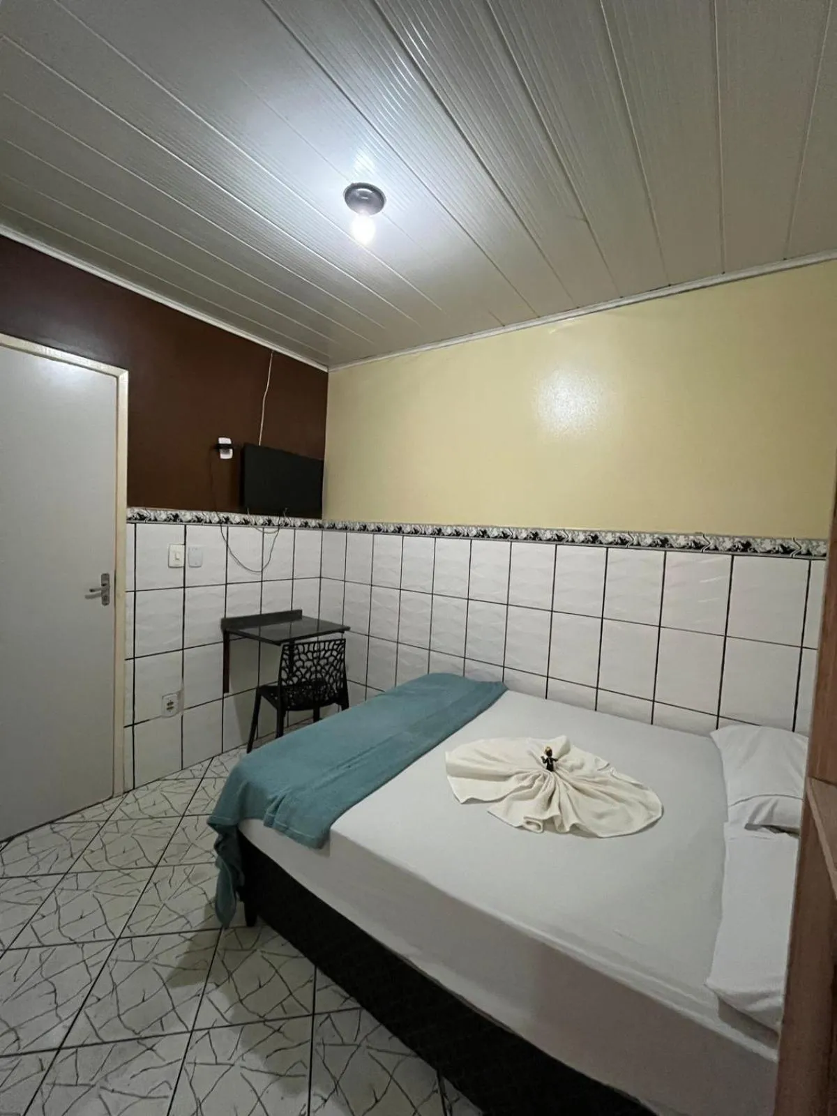 Bed in Pousada Freitas