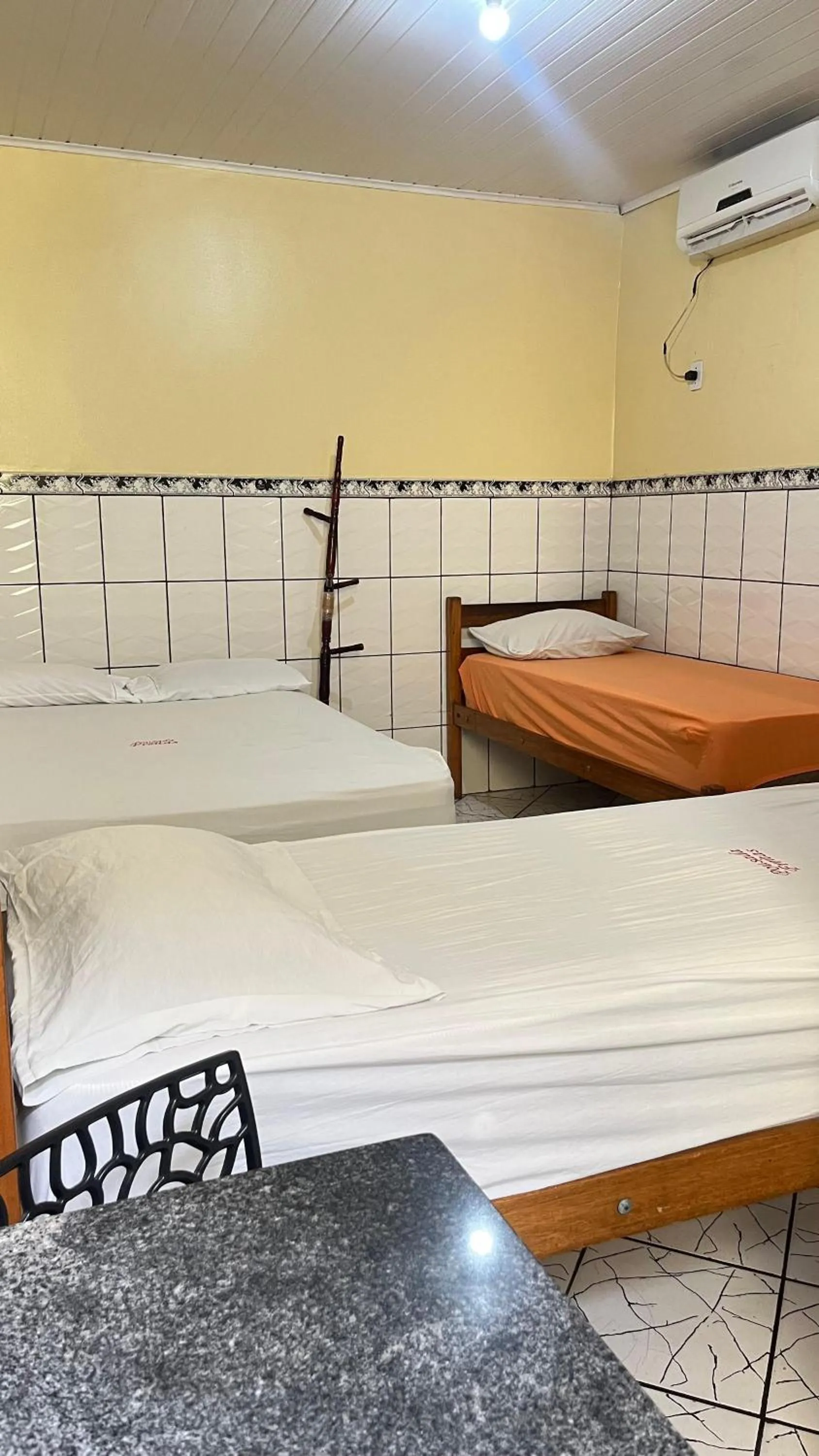 Bed in Pousada Freitas