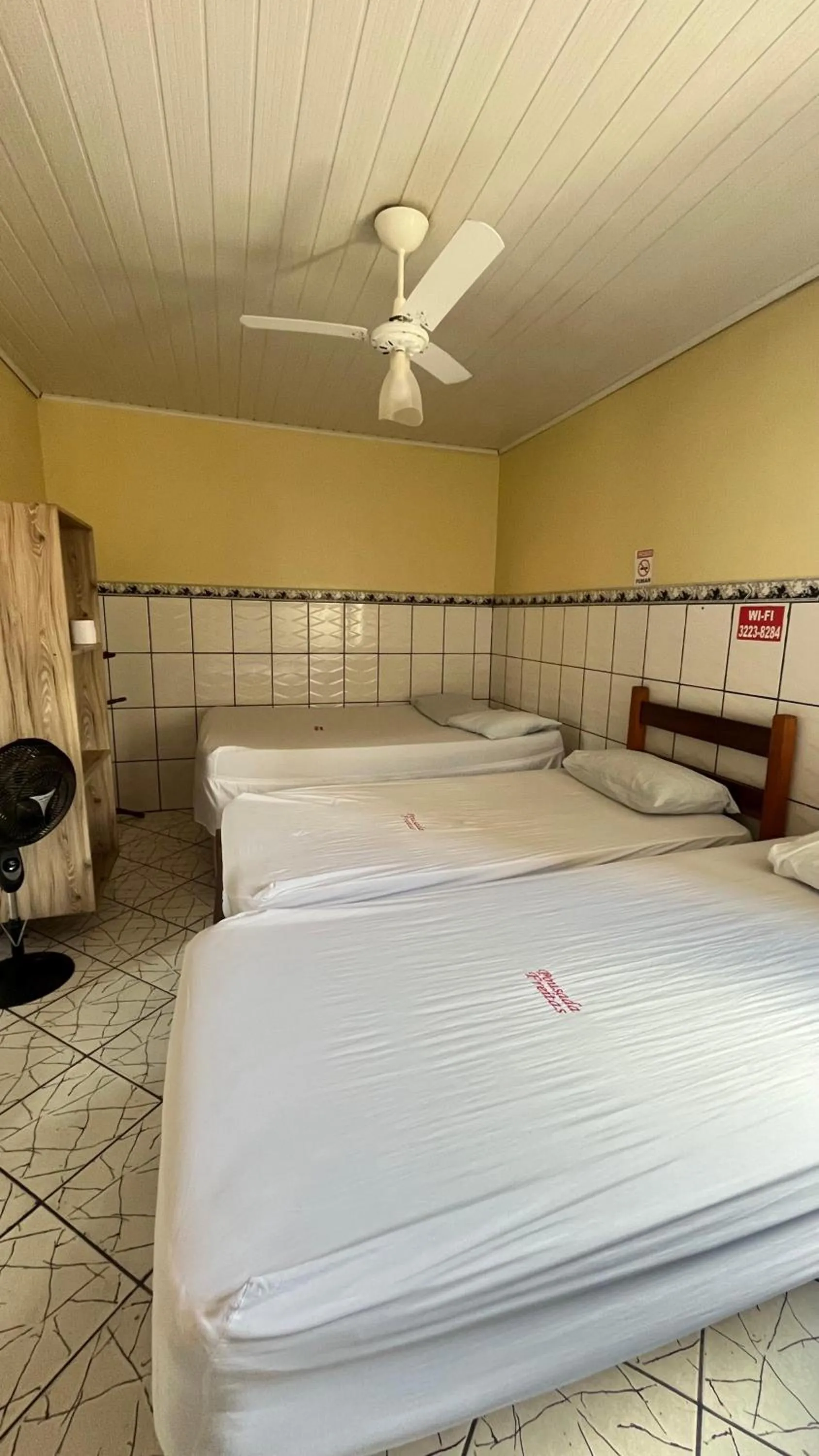Bed in Pousada Freitas