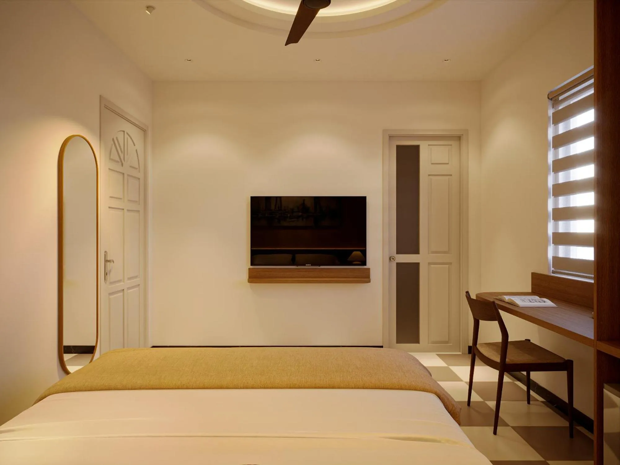 Bedroom, Bed in Hans Hotel