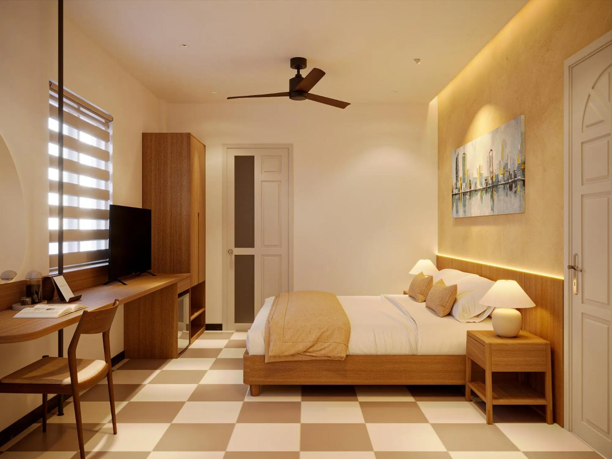 Bedroom, Bed in Hans Hotel
