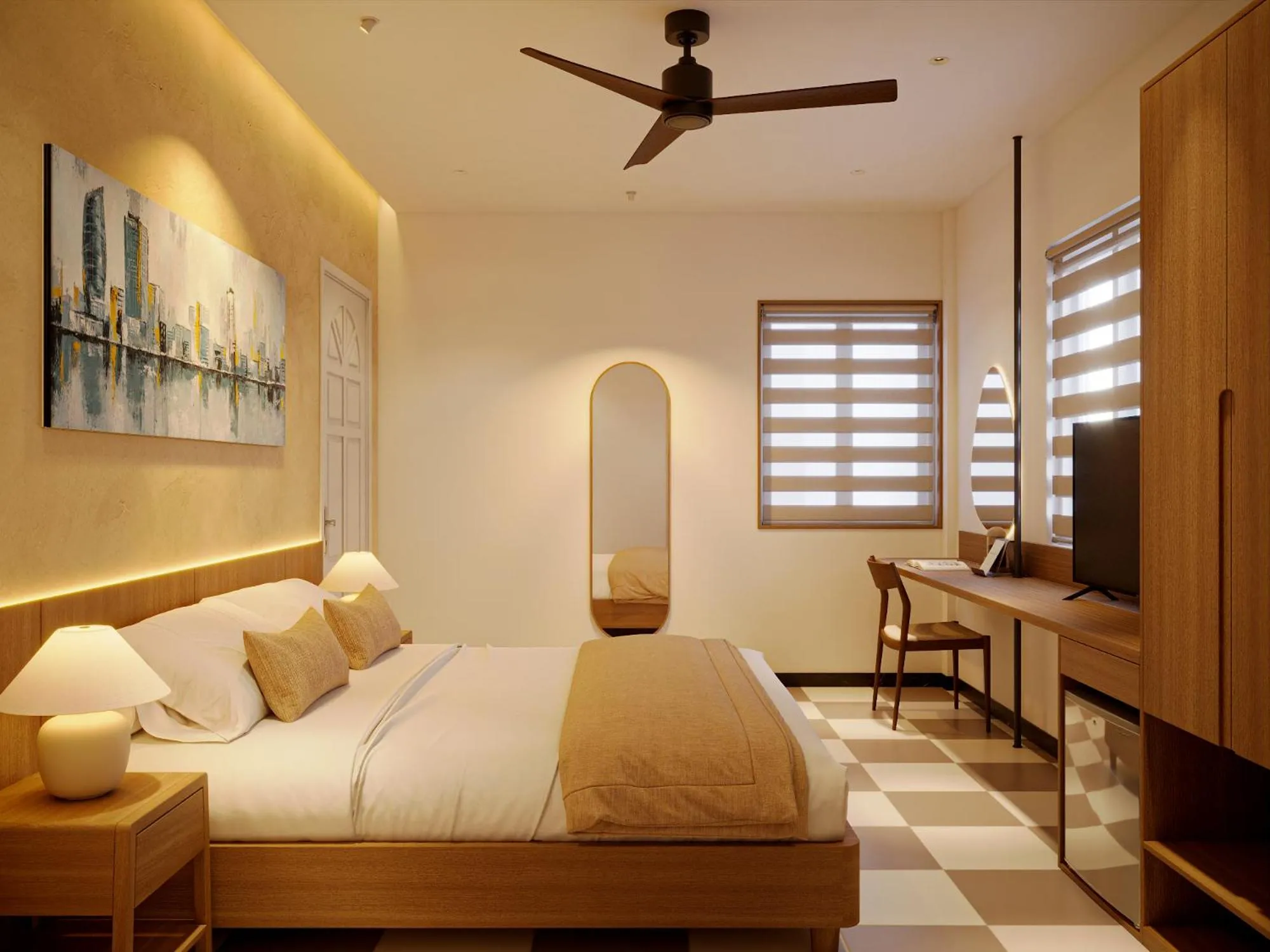 Bedroom, Bed in Hans Hotel