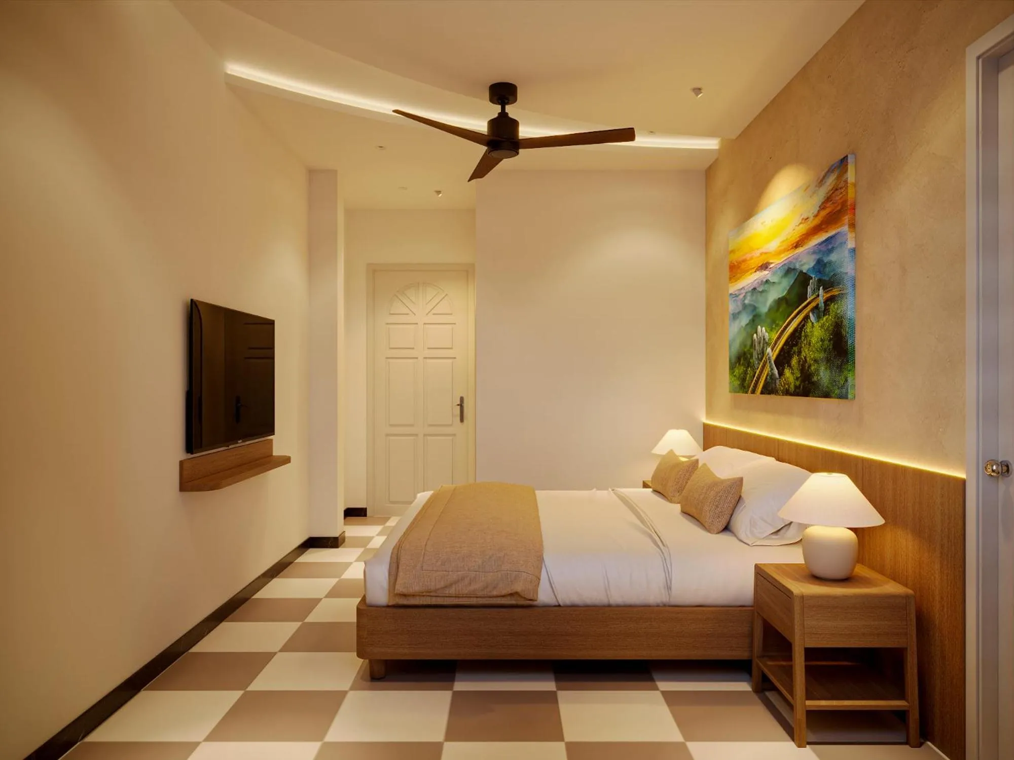 Bedroom, Bed in Hans Hotel