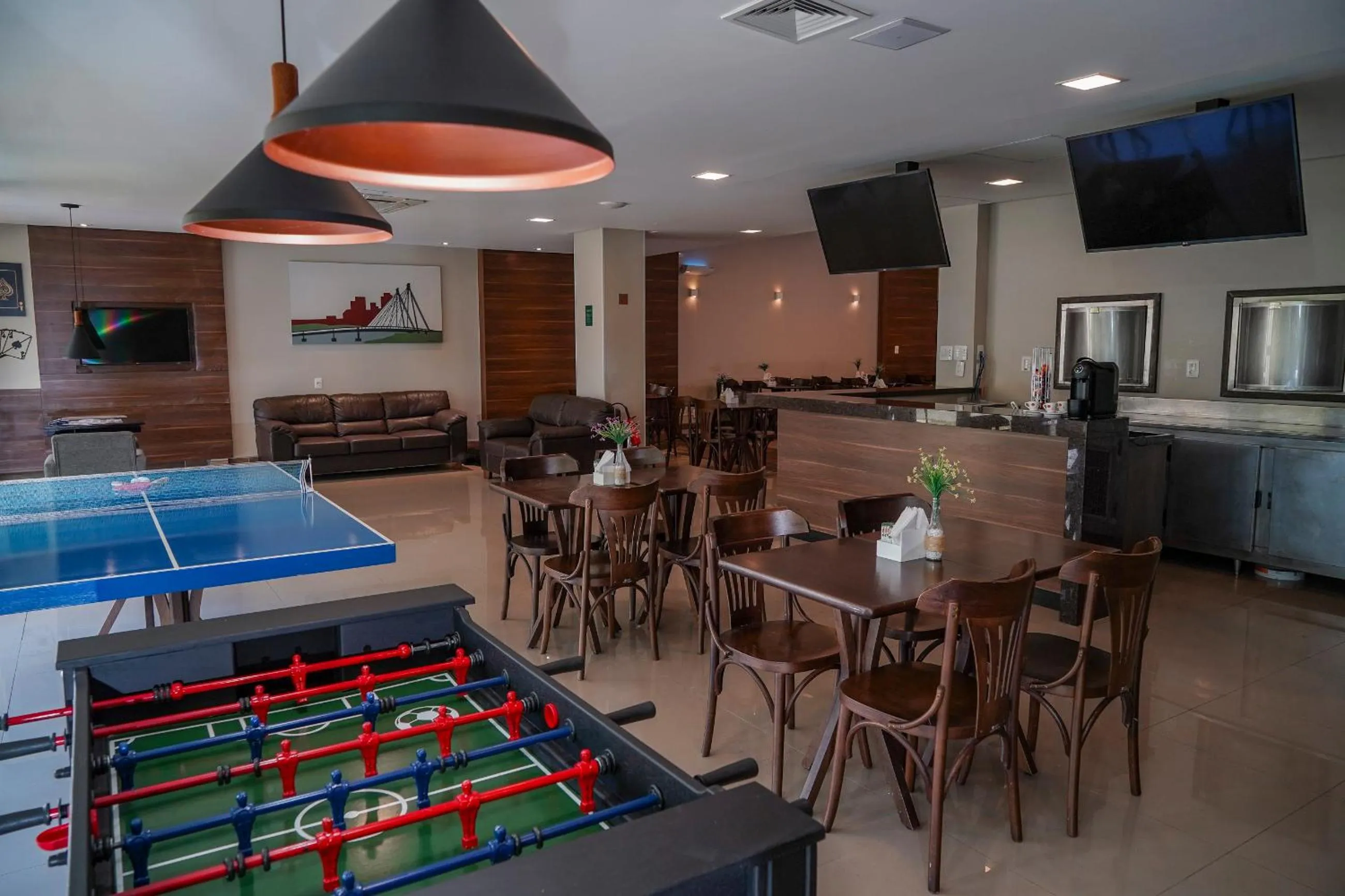 Table tennis in Transamerica Fit Vitória Reta da Penha