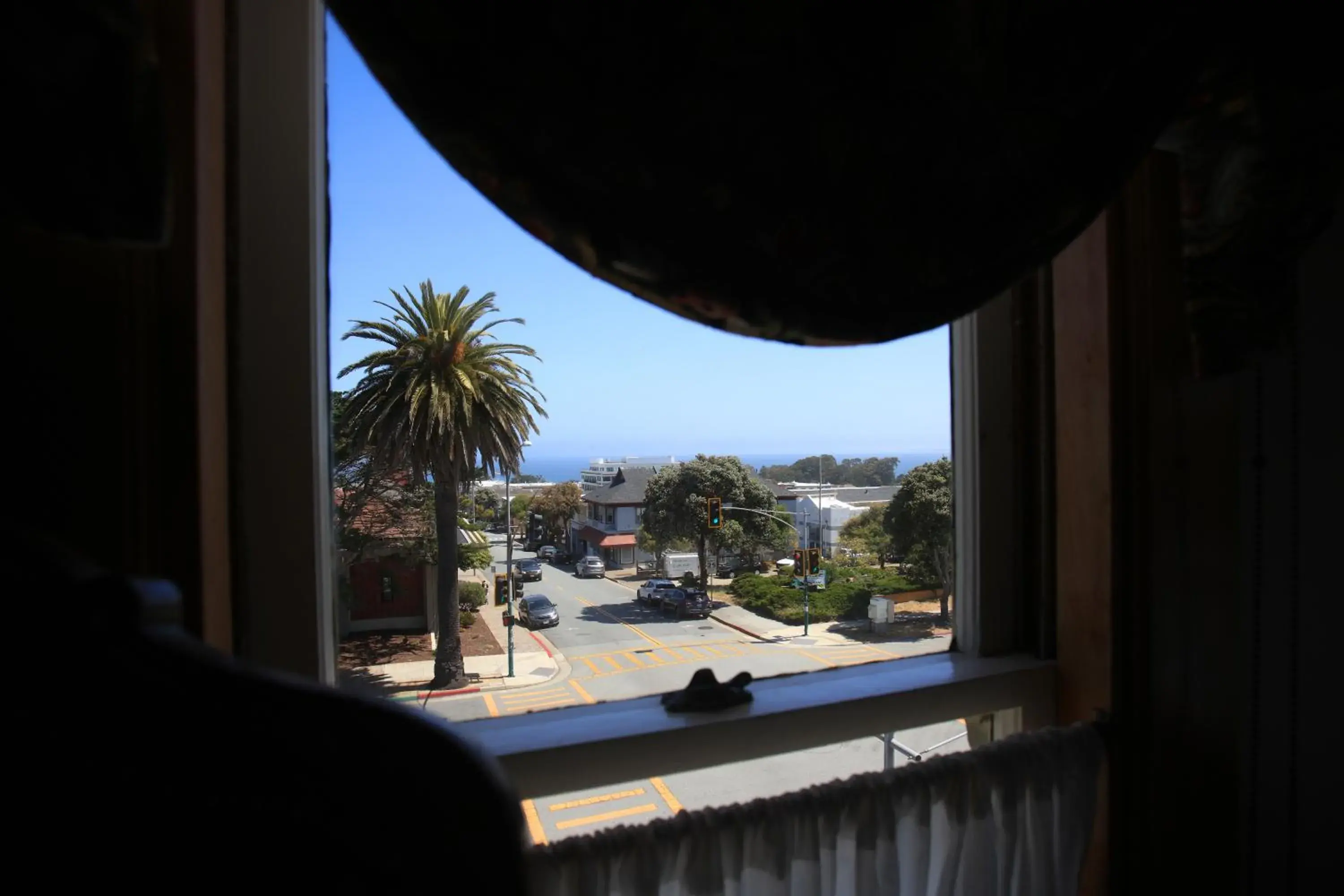Queen Room with Sea View (Upstairs Room) in The Charles Pacific Grove Queen Room with Sea View (Upstairs Room) in The Charles Pacific Grove
