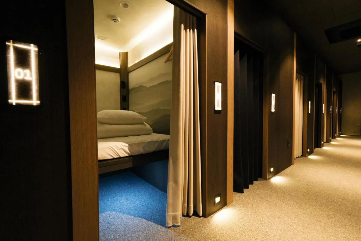 Decorative detail, Bed in GOYOO INN & cabins