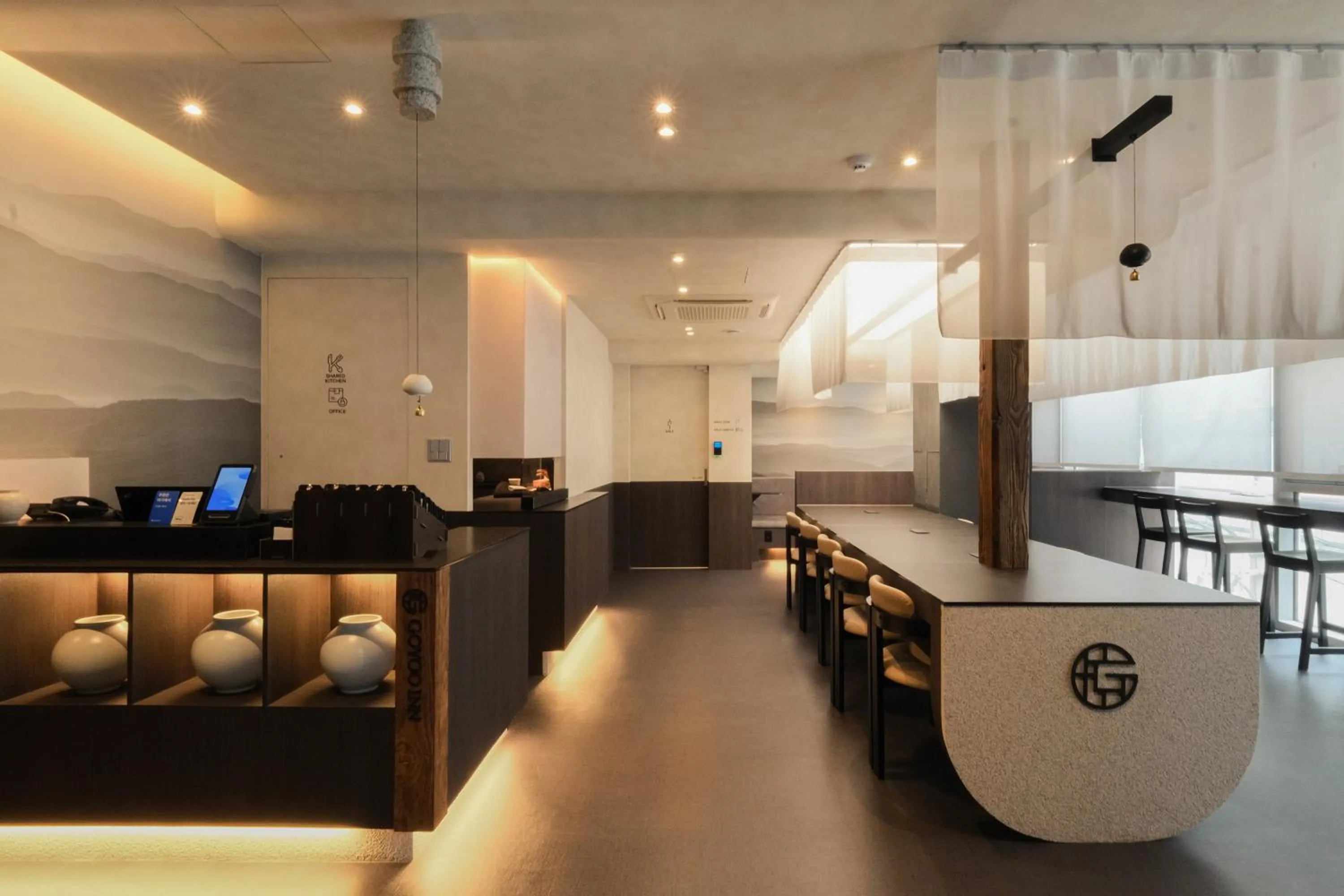 Lobby or reception in GOYOO INN & cabins