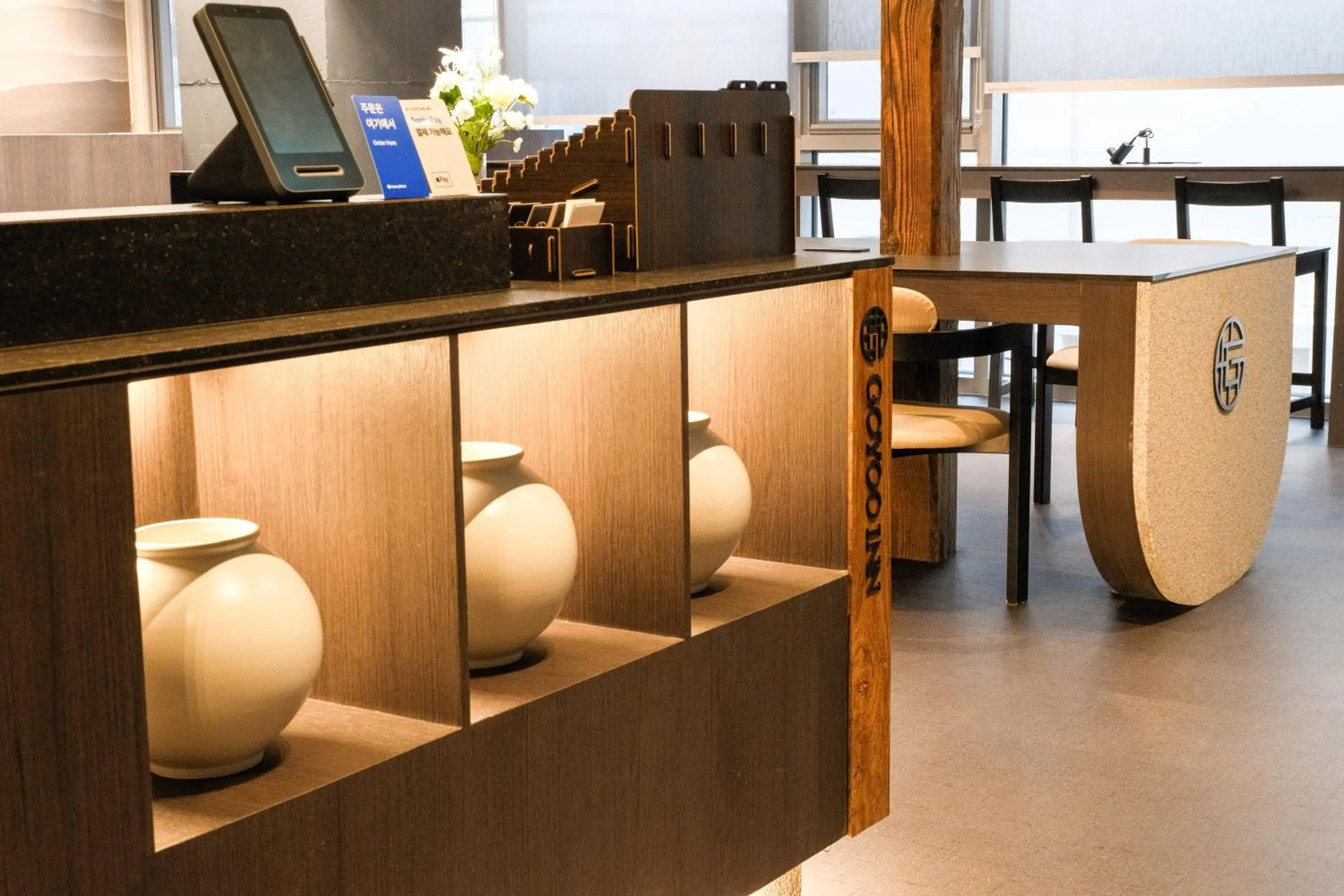 Seating area in GOYOO INN & cabins