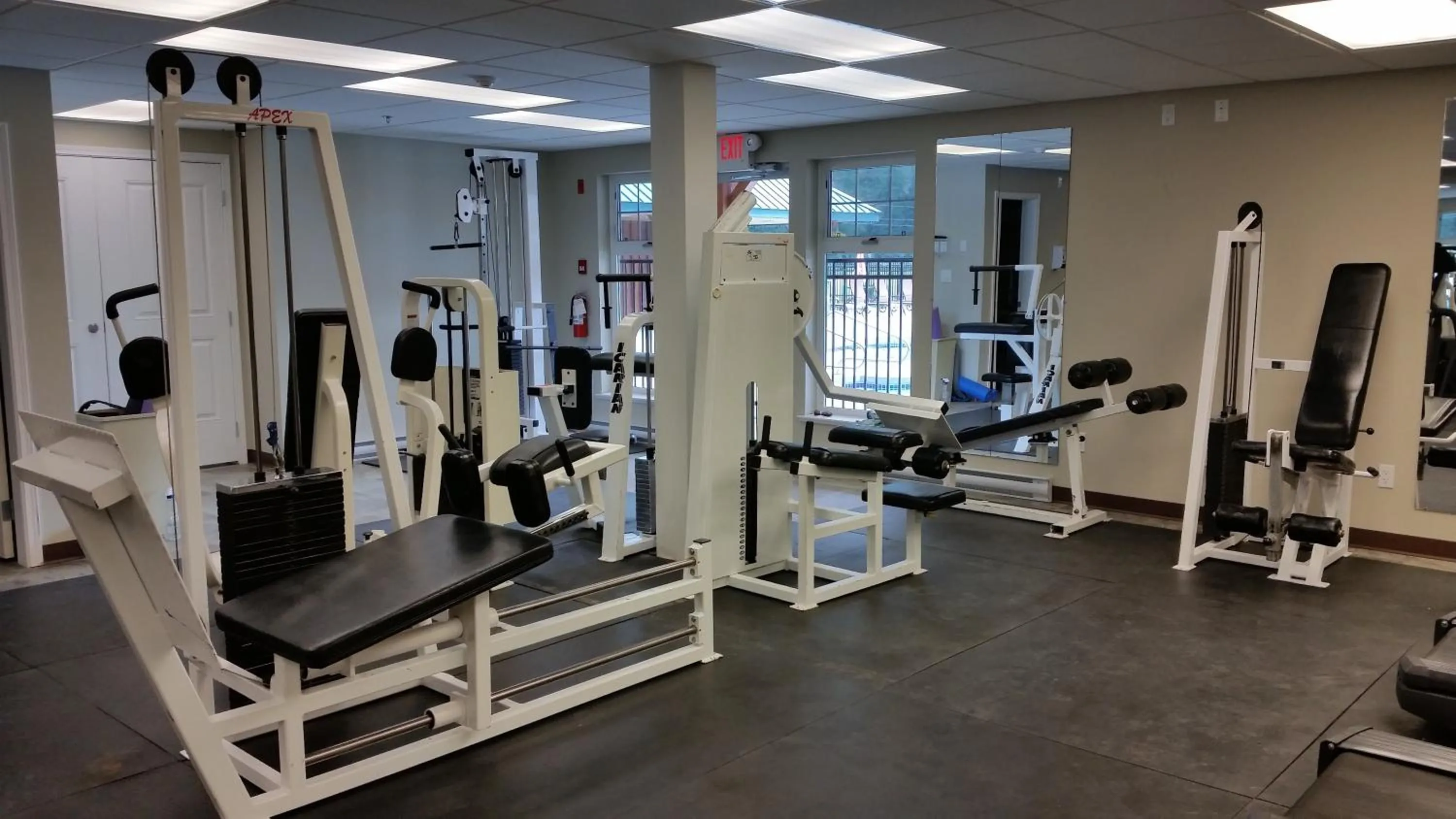 Fitness centre/facilities in Sunshine Valley RV Resort and Cabins