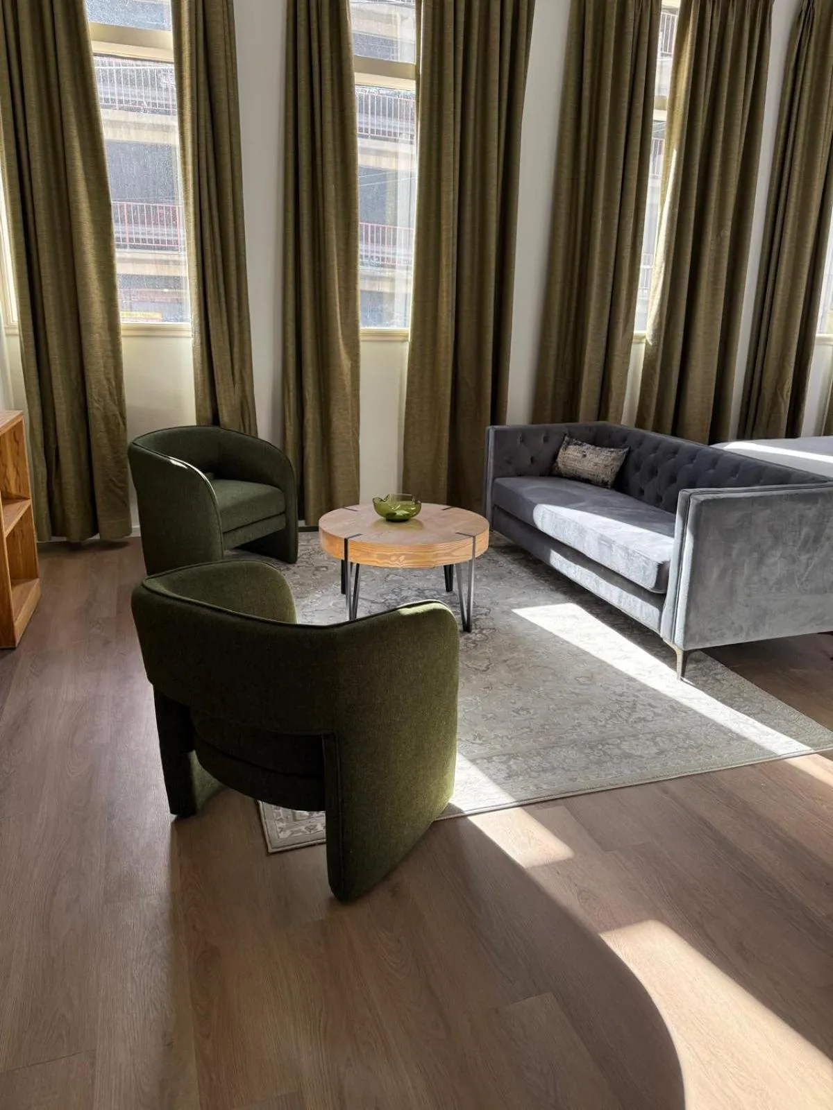 Living room, Bed in Unicorn Zebra