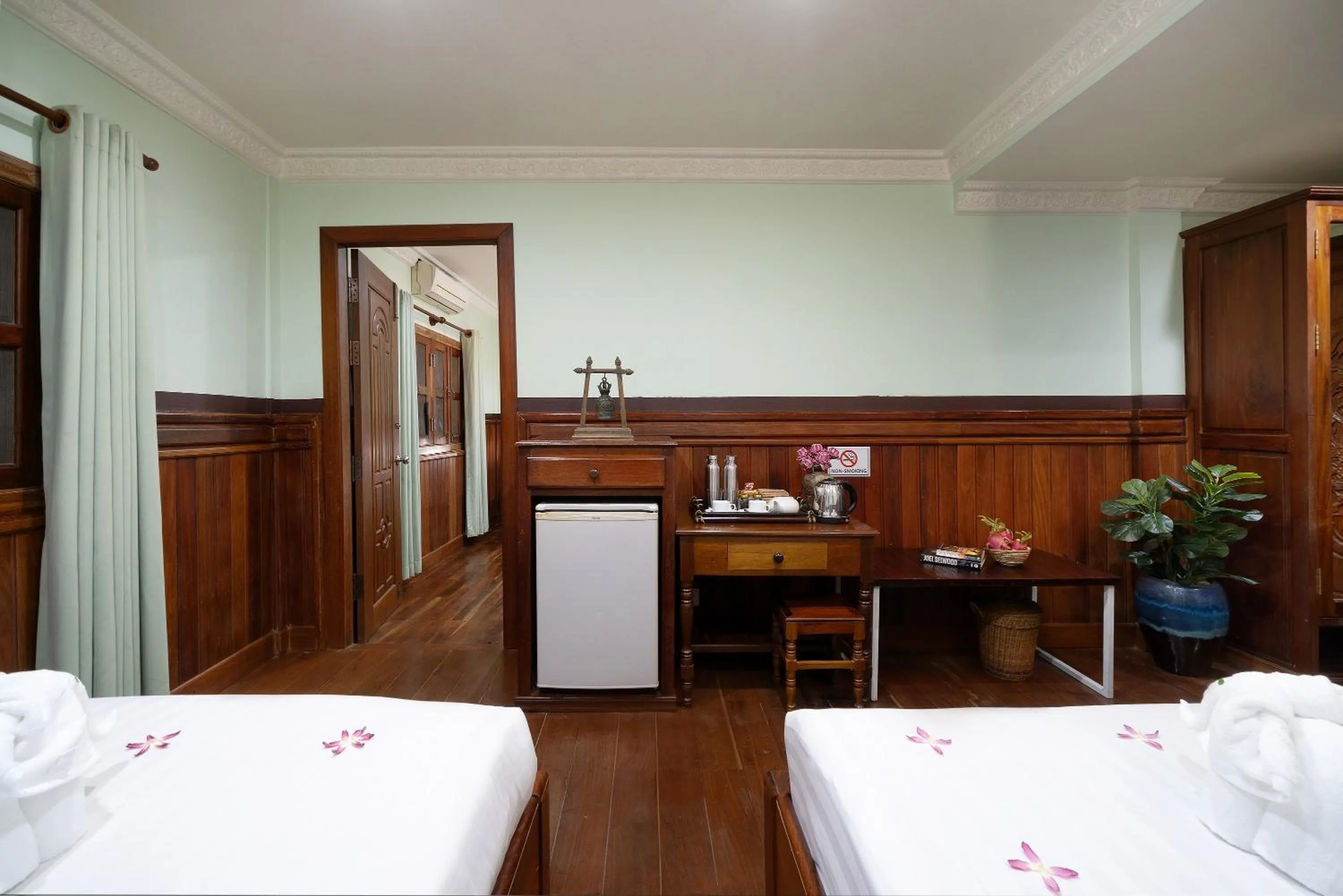 Bed in Siem Reap Center Hotel