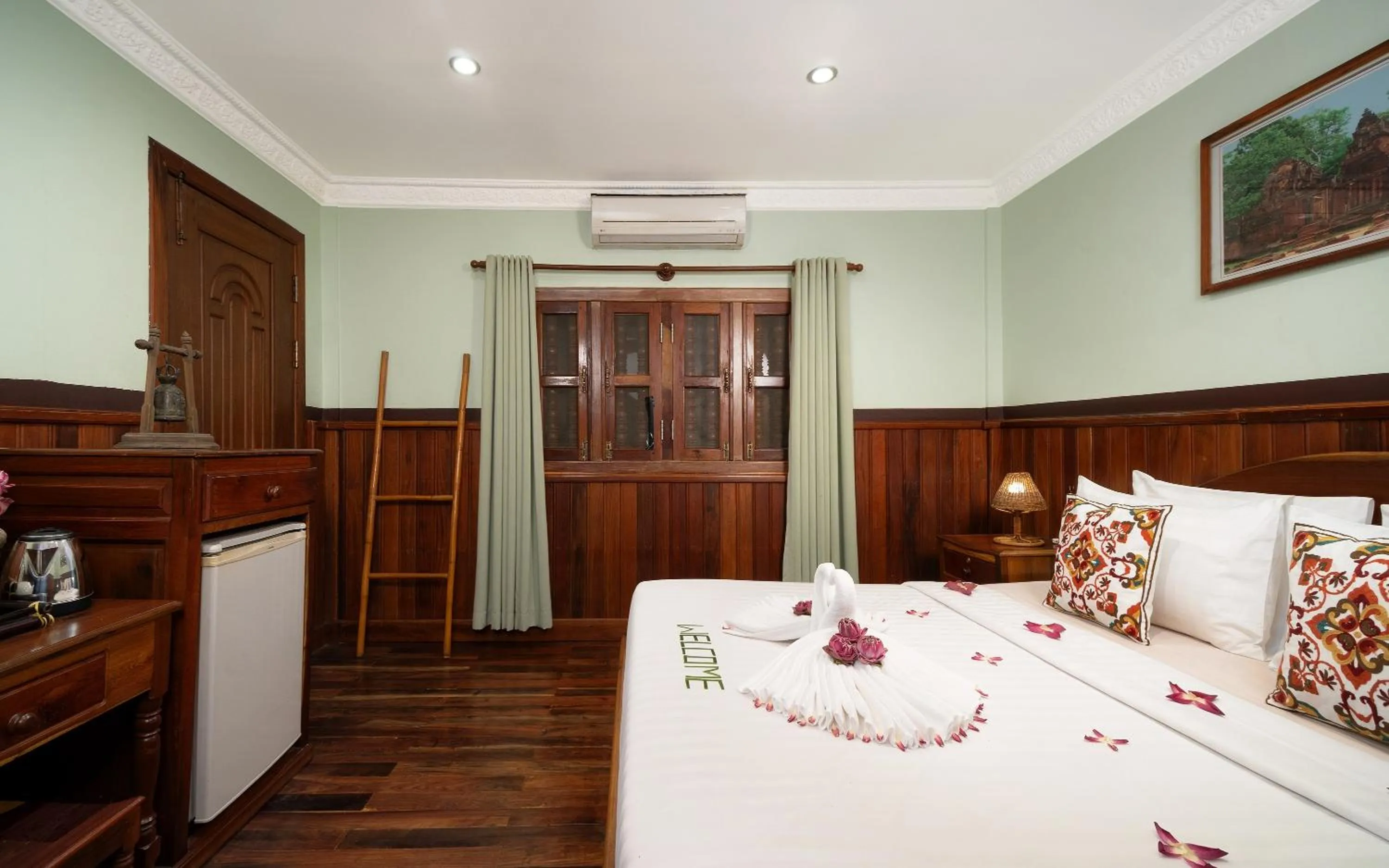 Bed in Siem Reap Center Hotel