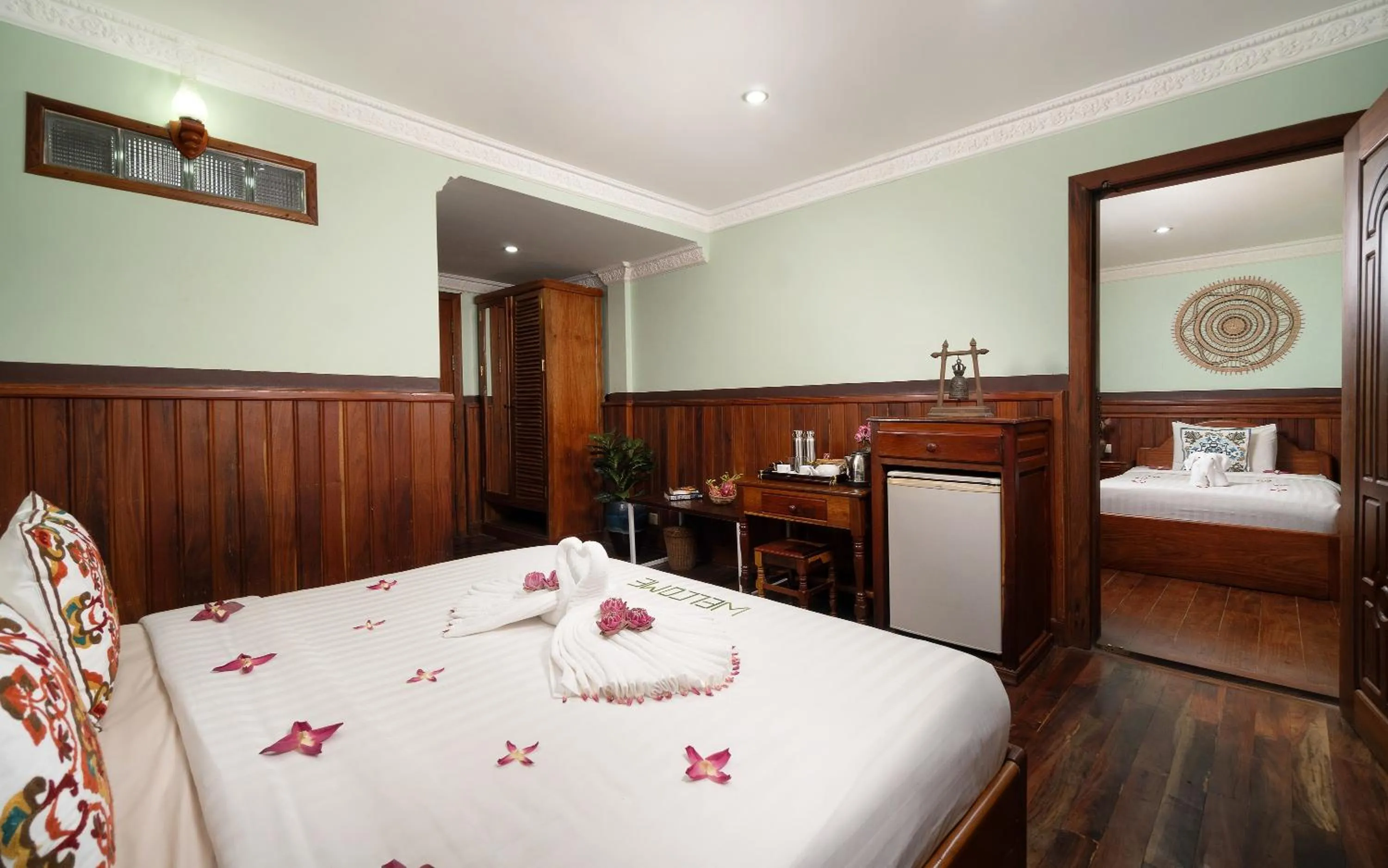 Bed in Siem Reap Center Hotel