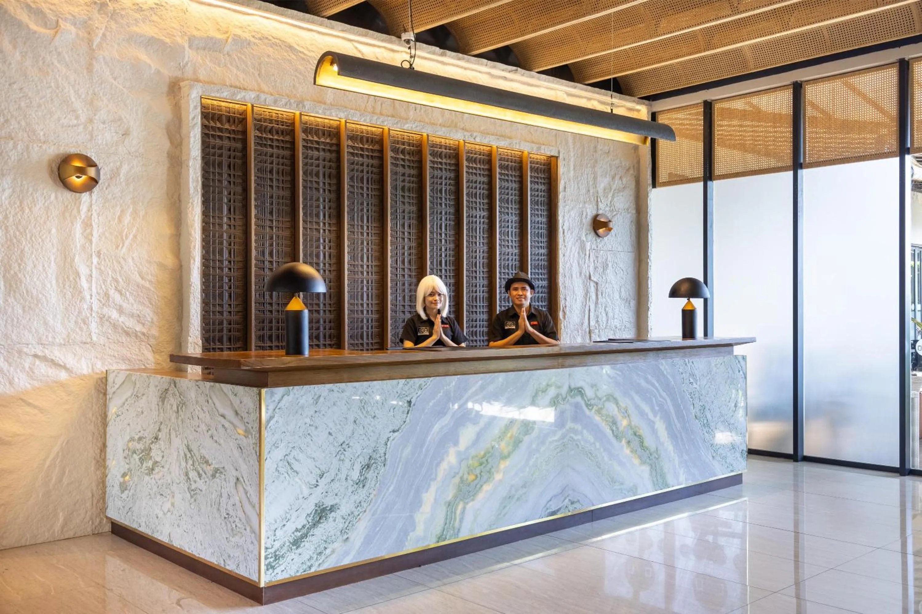 Lobby or reception in Neo Eltari Kupang by ASTON