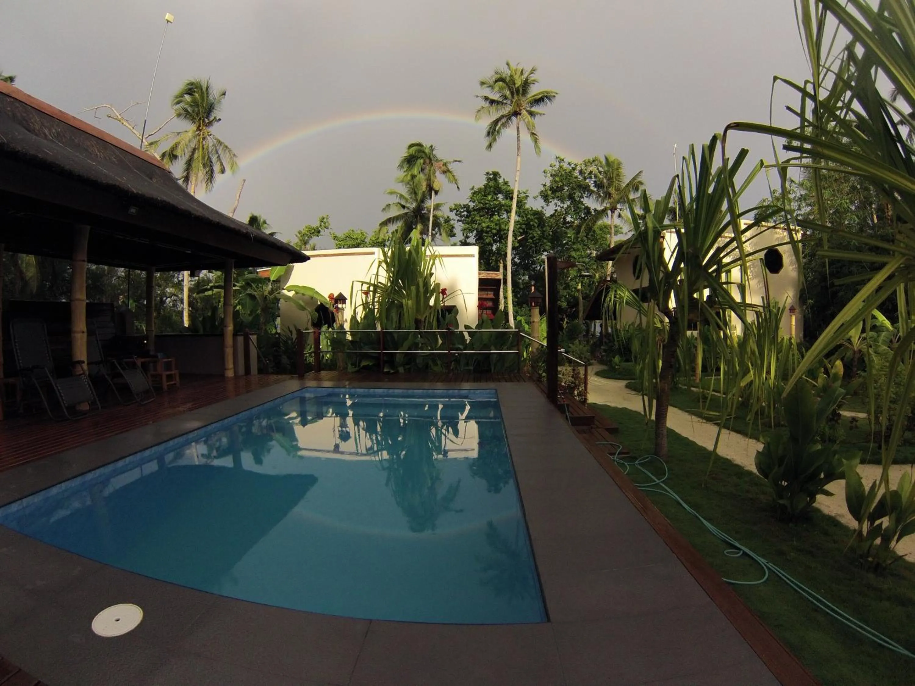 Pool view in Siargao Sunset Bay Beach Villas