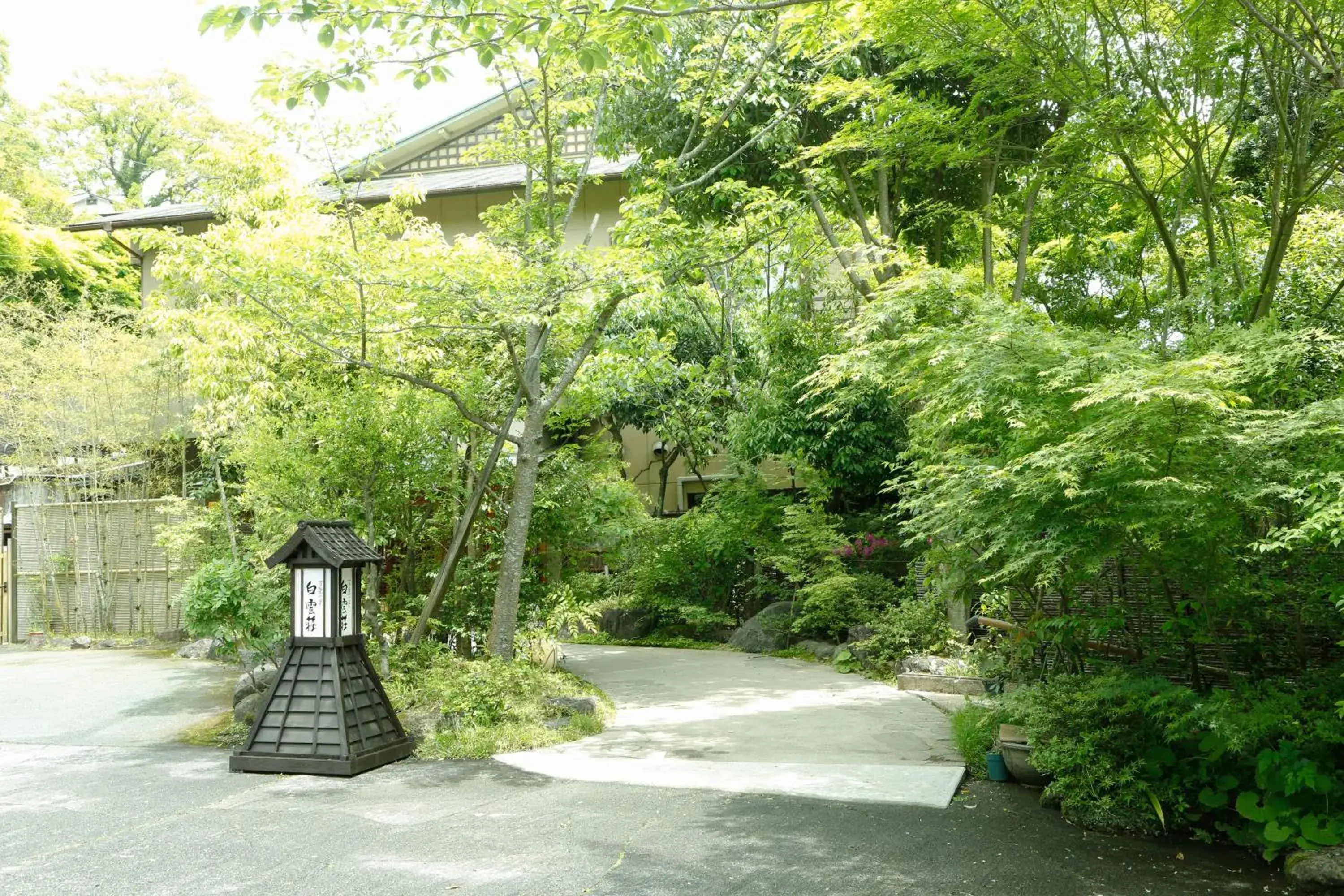 Facade/entrance in Hakuunsou Facade/entrance in Hakuunsou
