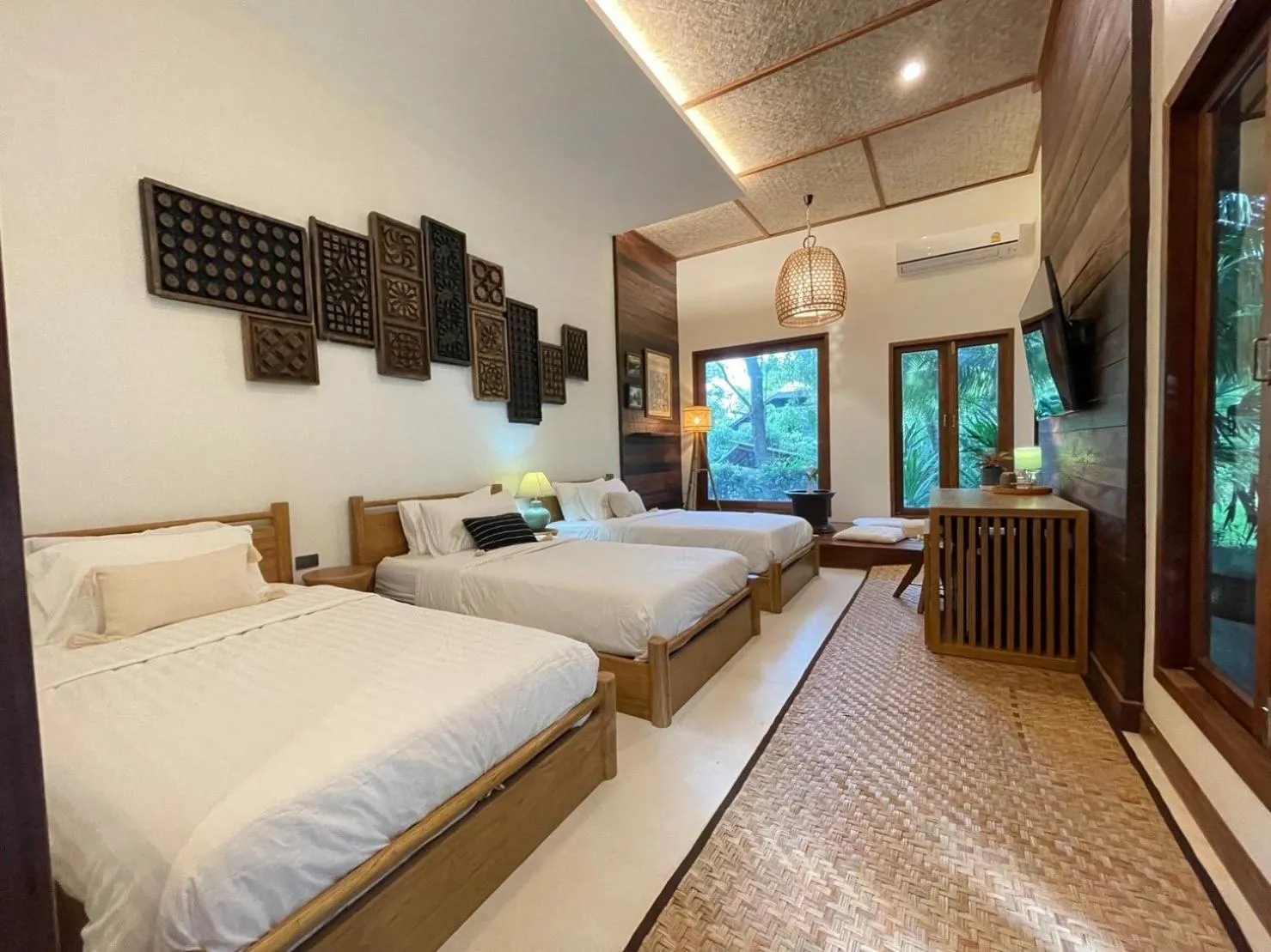 Bed in Tai Resort
