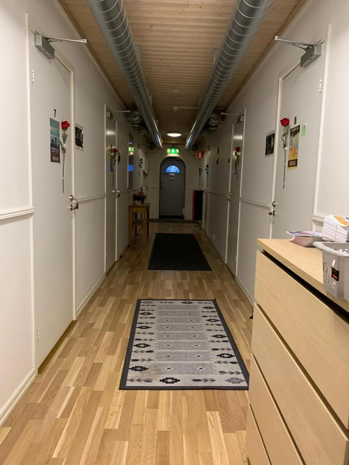 Facade/entrance in Bruksparkens Hostel