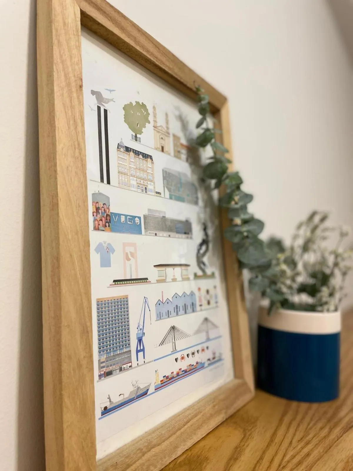 Decorative detail in Lar Atlántica