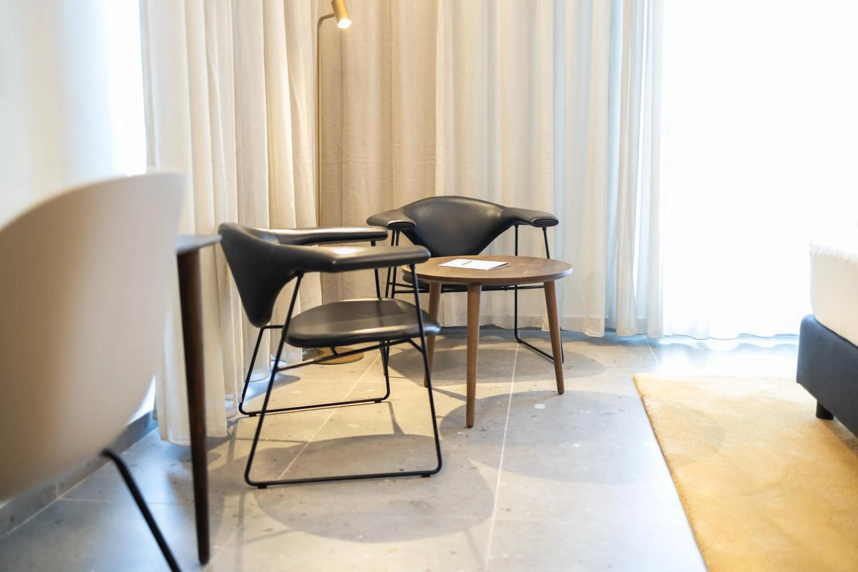 Seating area in The Nordic Abuja