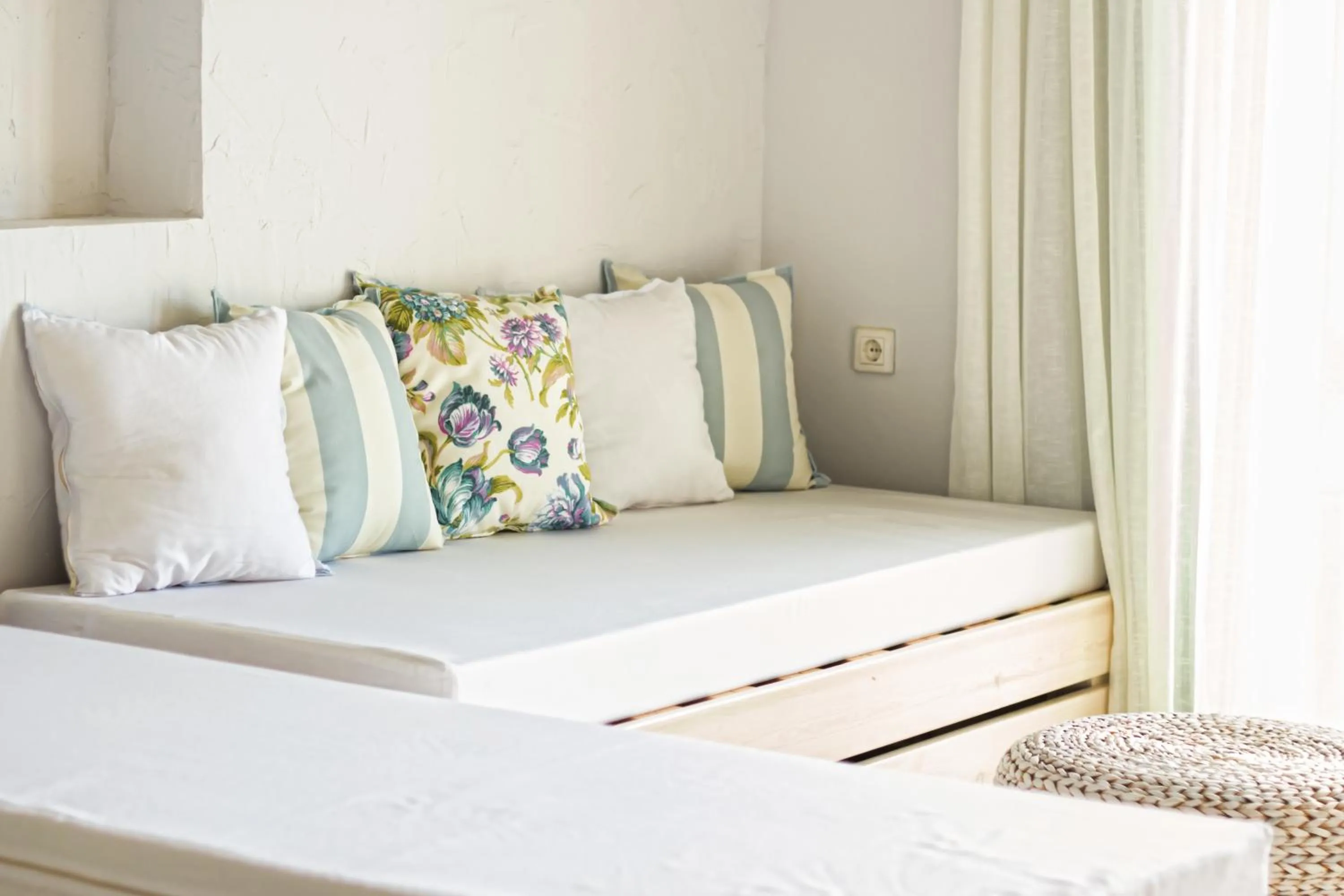 Seating area, Bed in Artemis Seafront Apartments