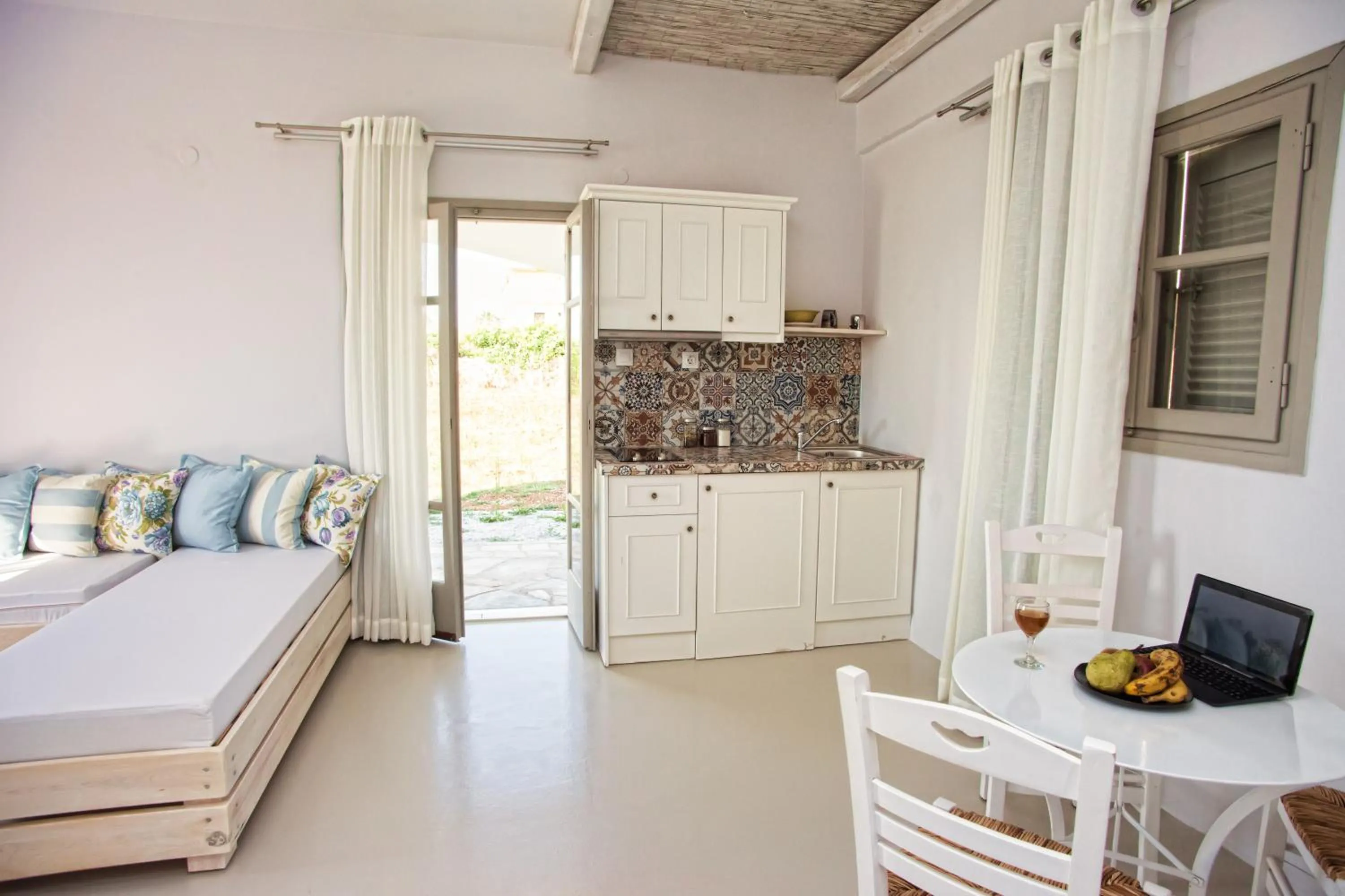Kitchen or kitchenette in Artemis Seafront Apartments