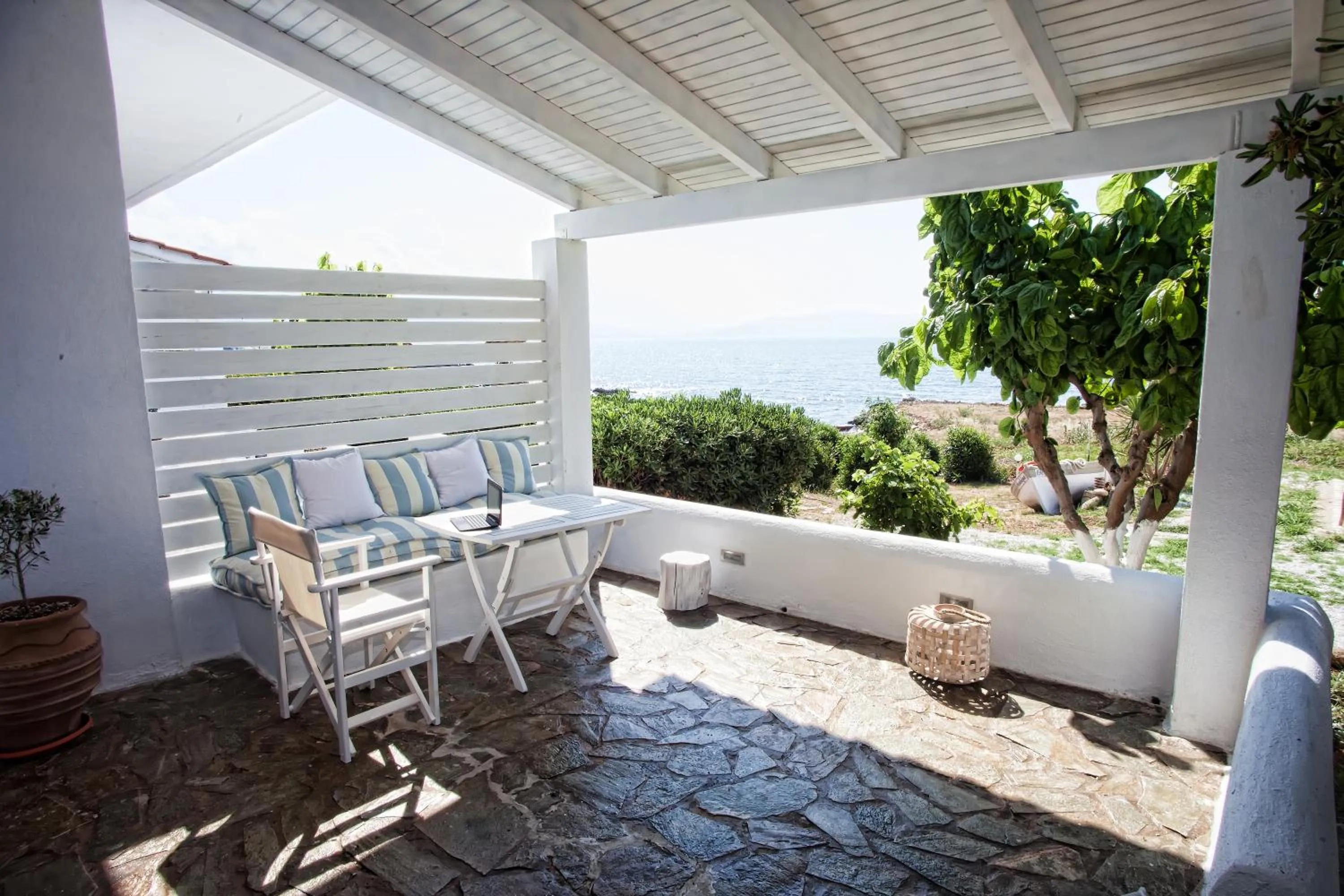 Patio in Artemis Seafront Apartments