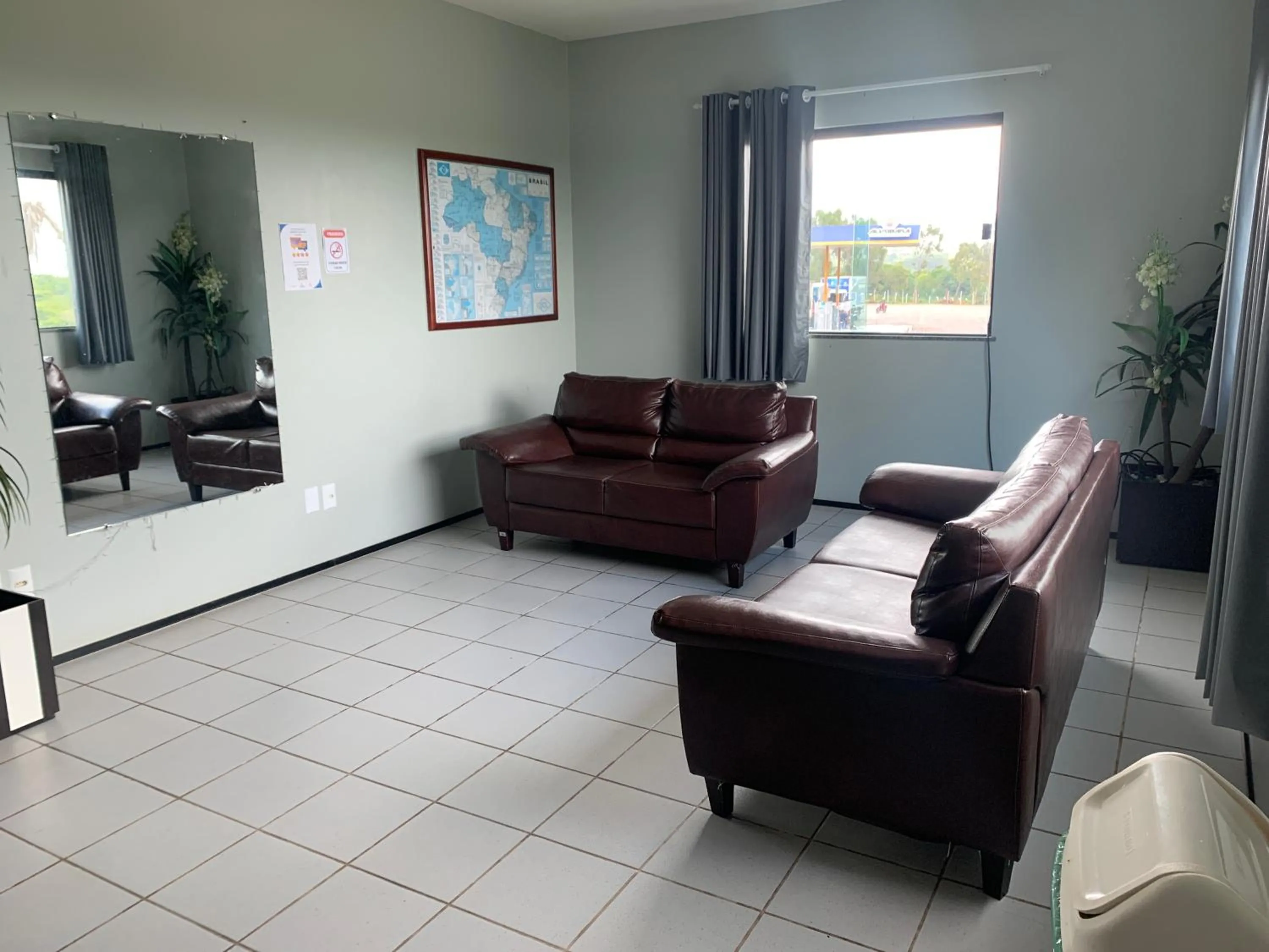 Seating area in Pousada Alvorada