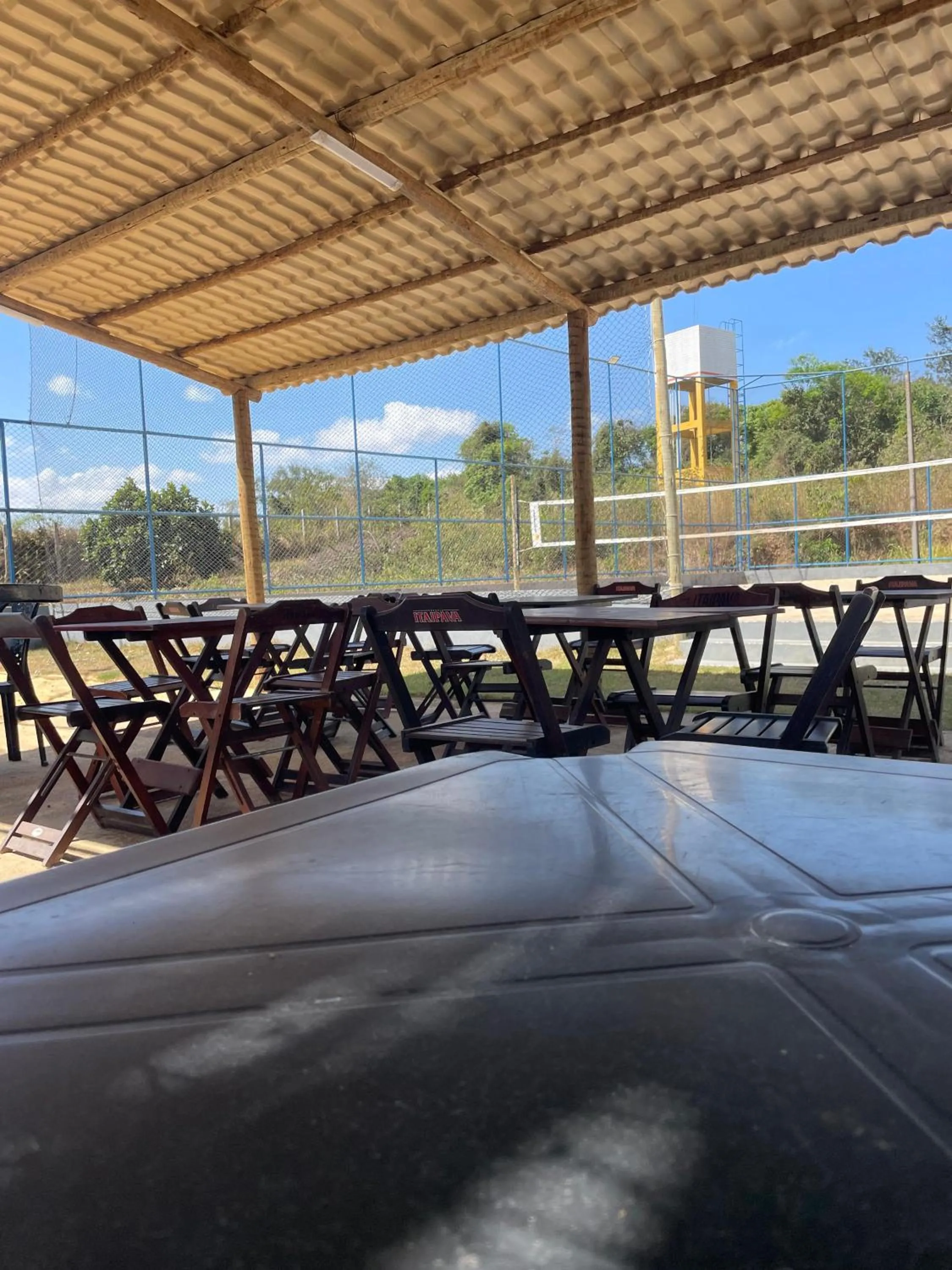 Tennis court in Pousada Alvorada