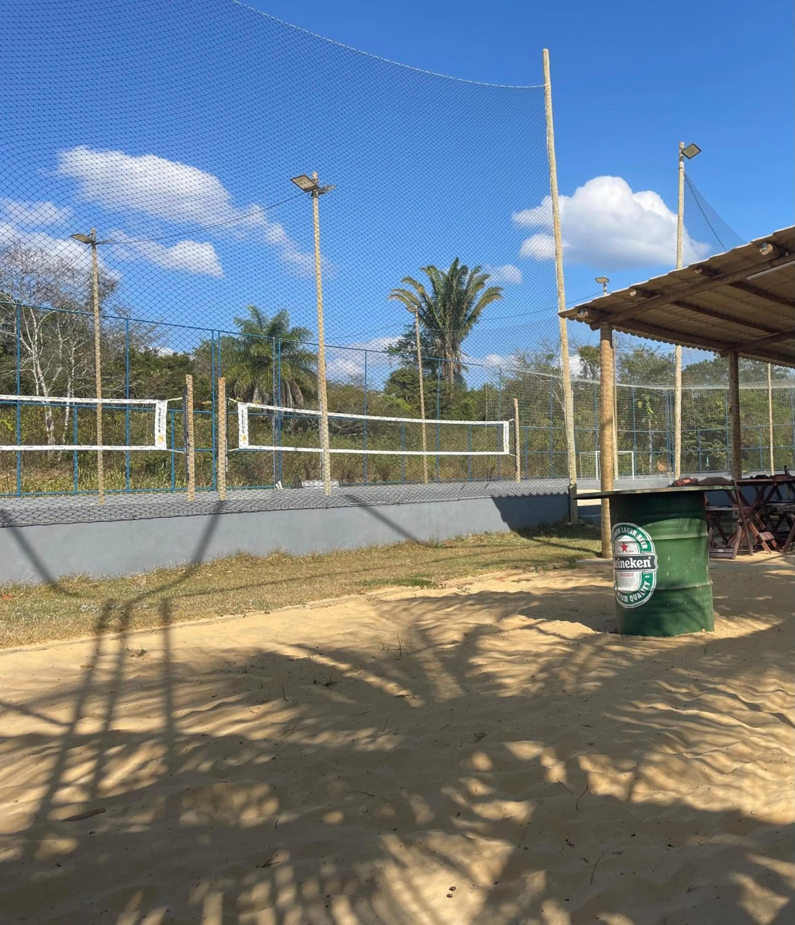 Tennis court in Pousada Alvorada