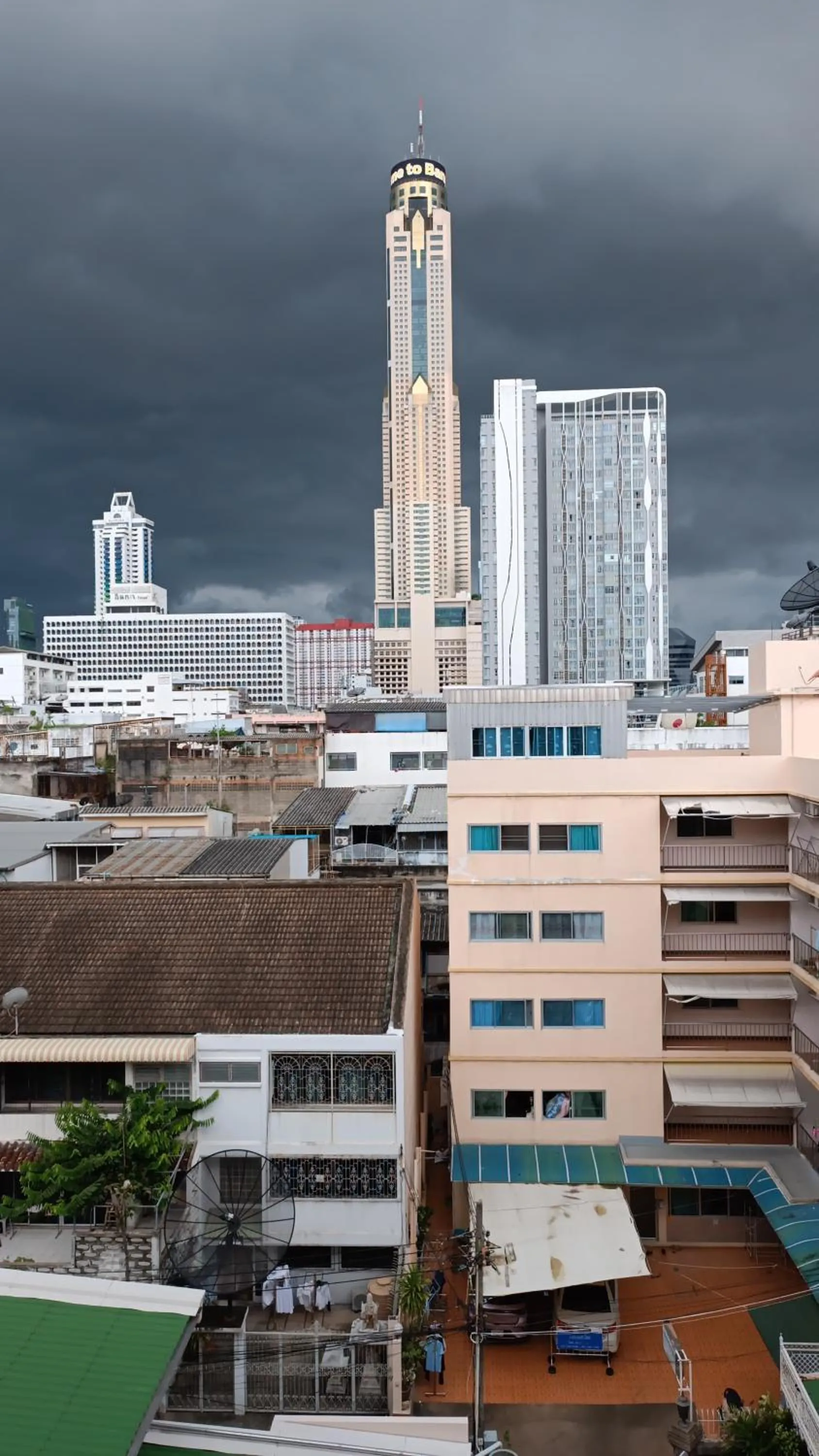 City view in Hotel Soni Mansion Pratunam