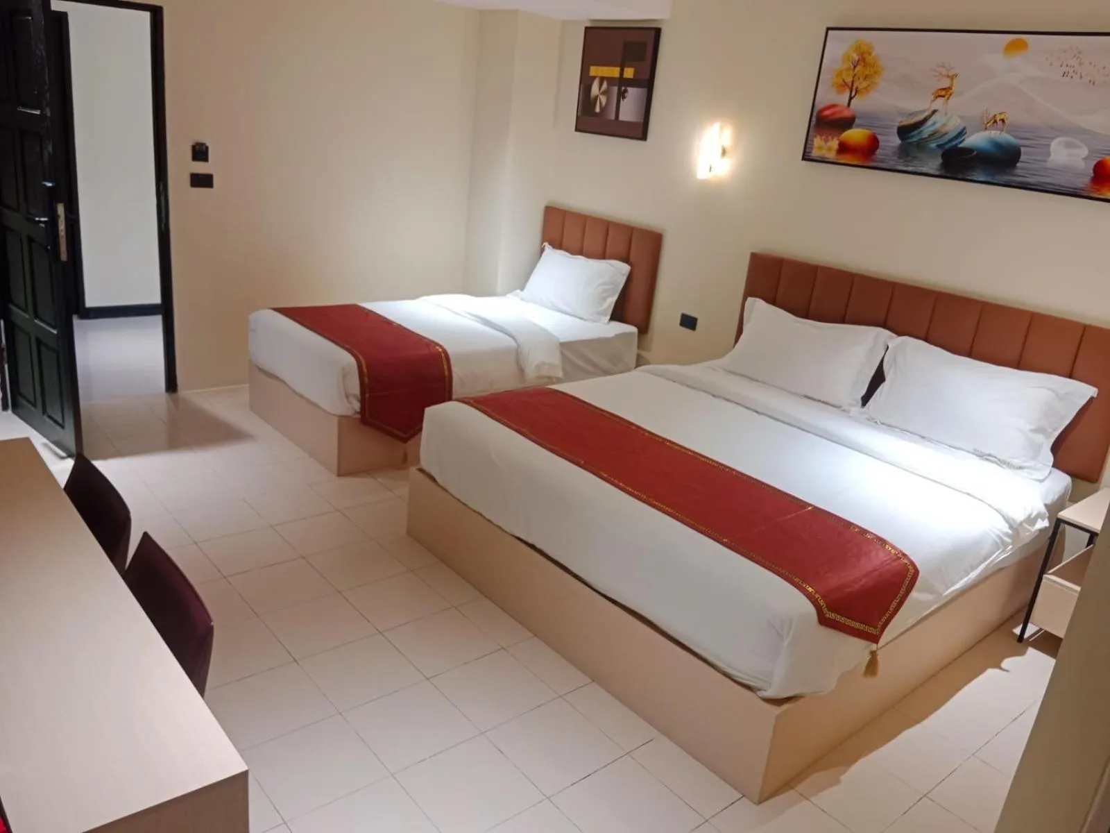 Bed in Hotel Soni Mansion Pratunam