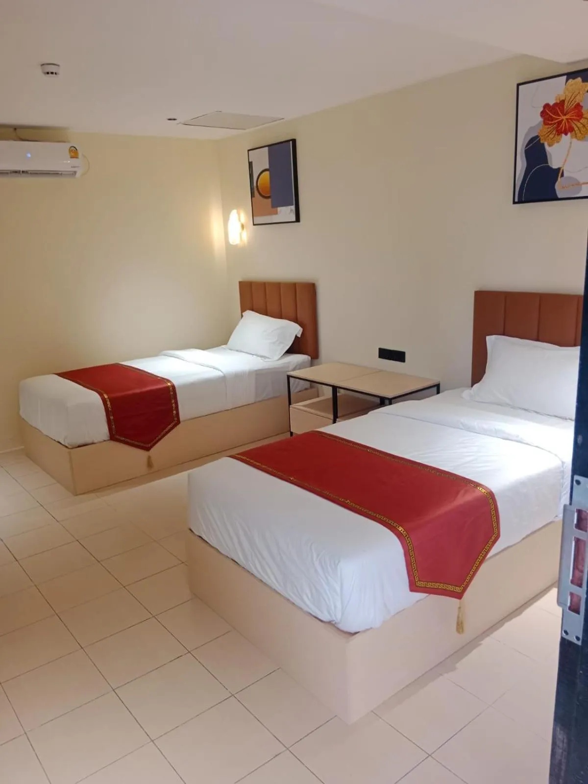 Bed in Hotel Soni Mansion Pratunam