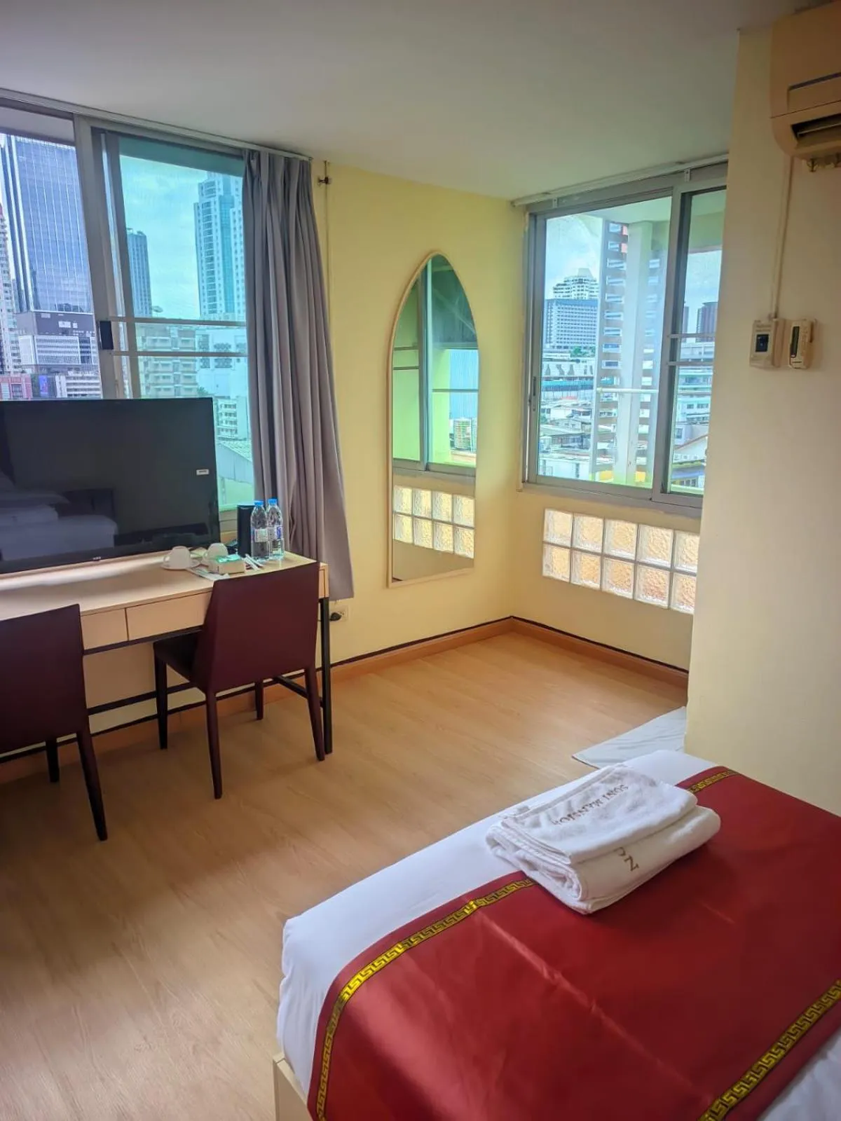 Bed in Hotel Soni Mansion Pratunam