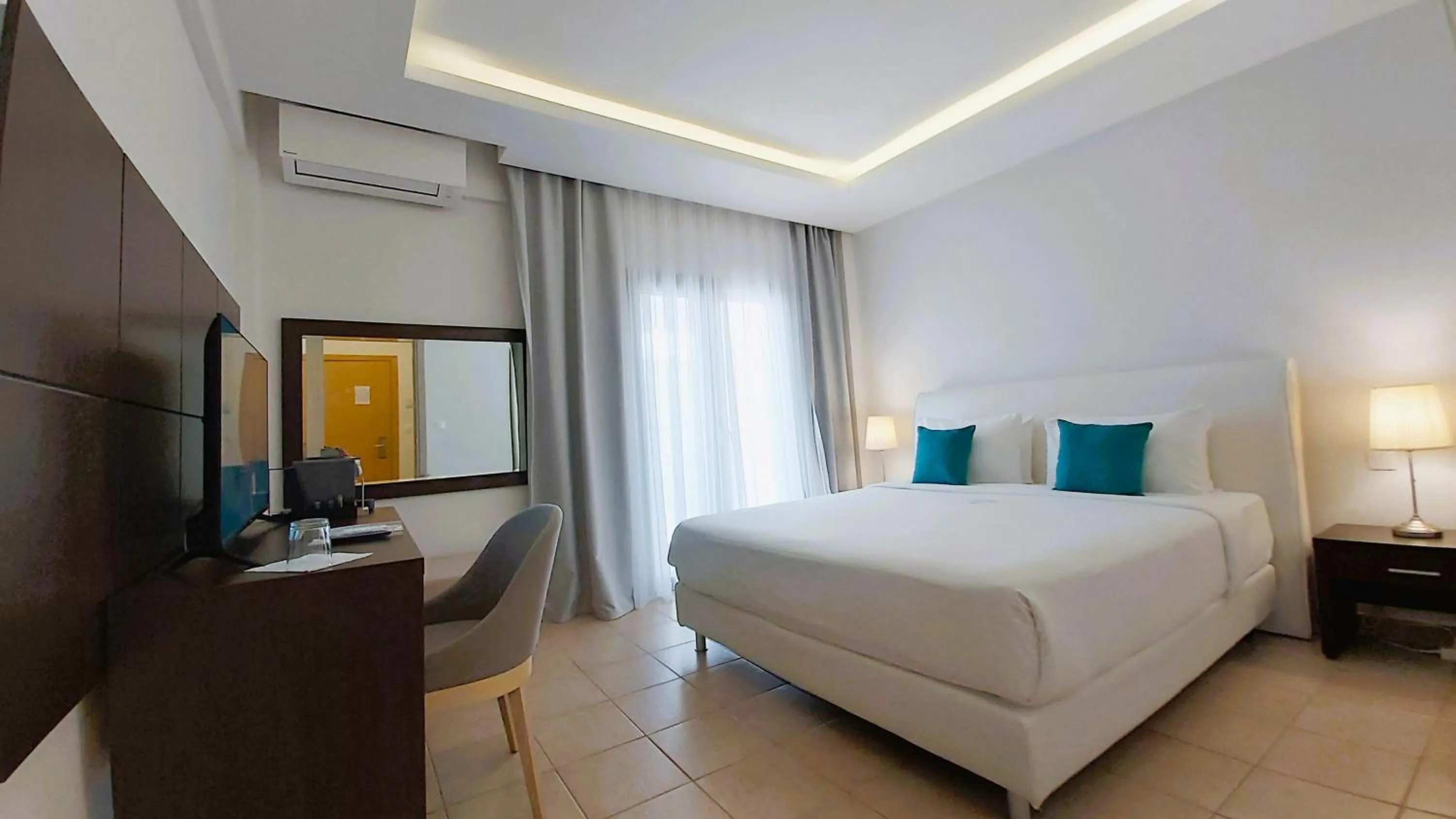 Bedroom, Bed in Akrogiali Exclusive Hotel (Adults Only)