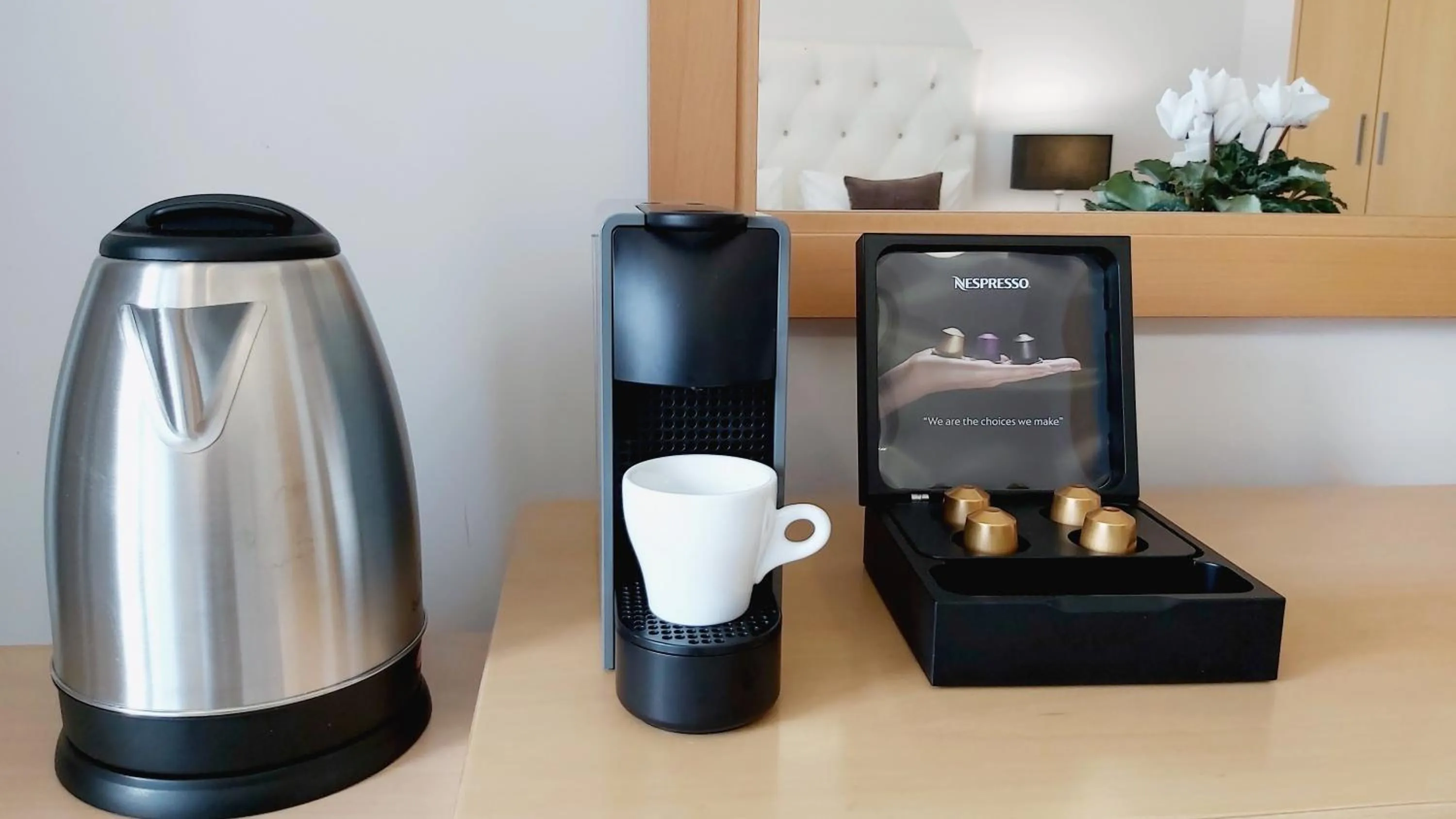 Coffee/tea facilities in Akrogiali Exclusive Hotel (Adults Only)