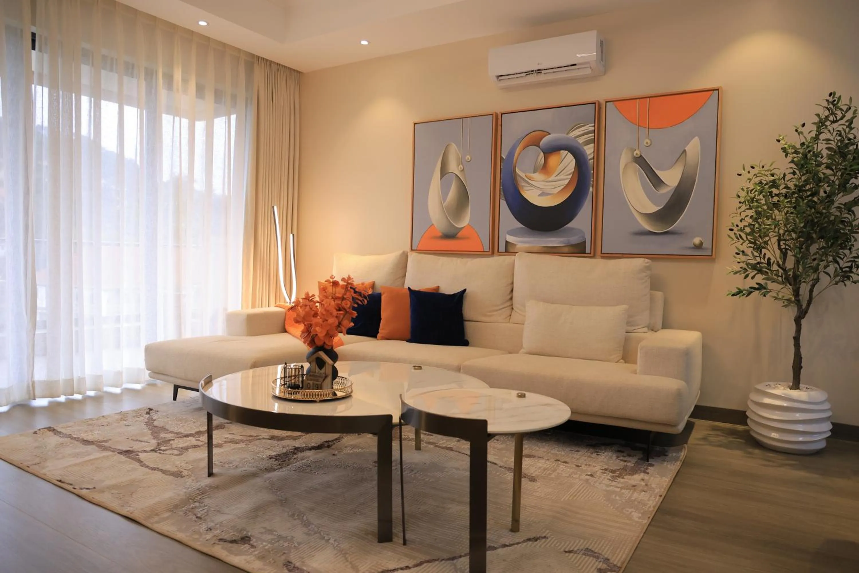 Living room in Abrish Hotel and Apartment