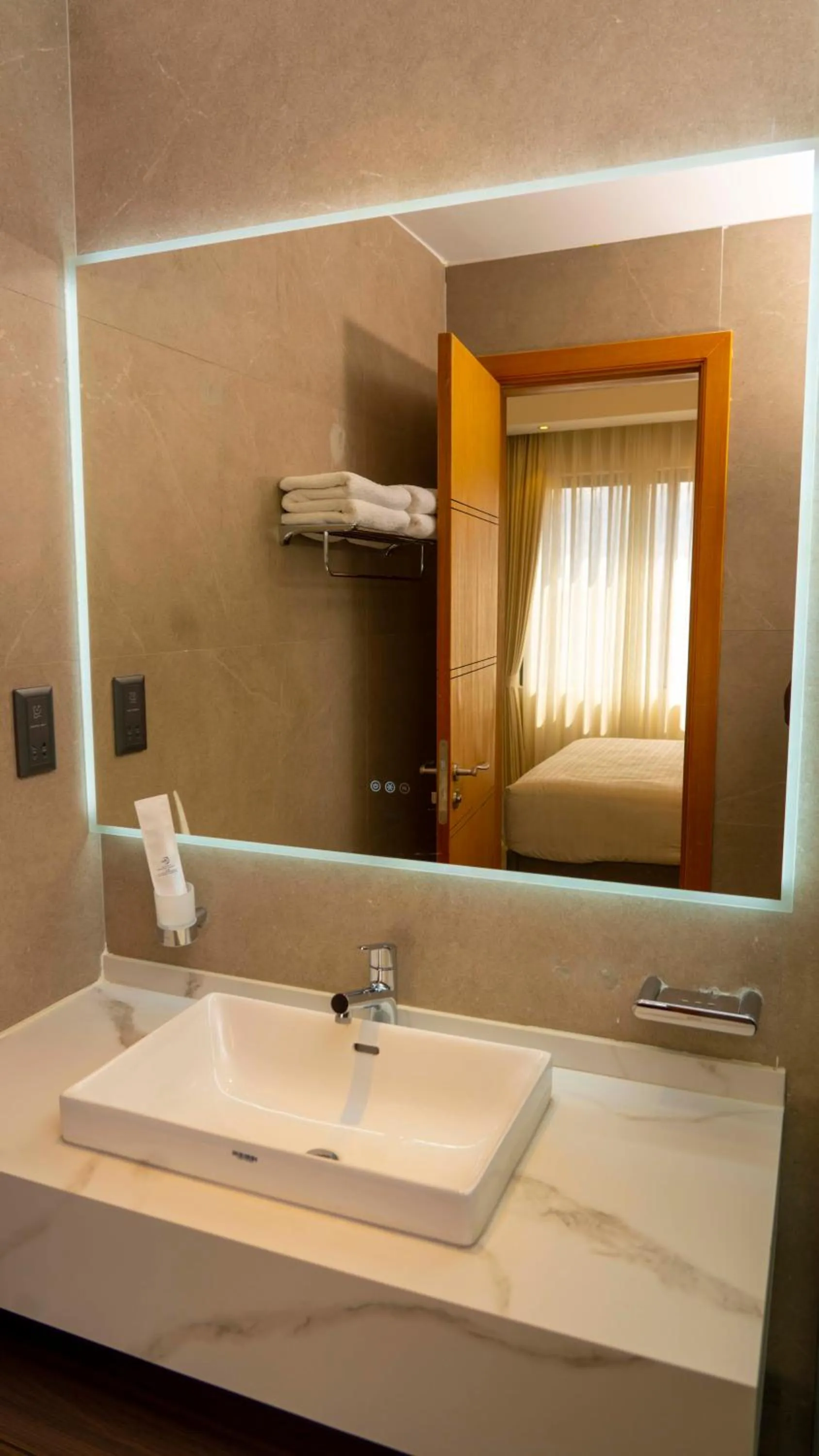 Bathroom in Abrish Hotel and Apartment