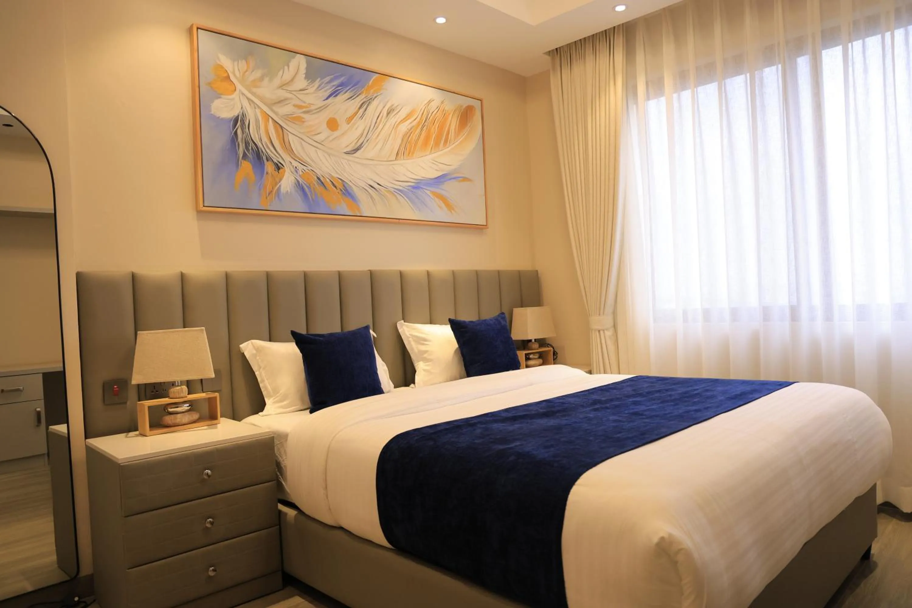 Bed in Abrish Hotel and Apartment