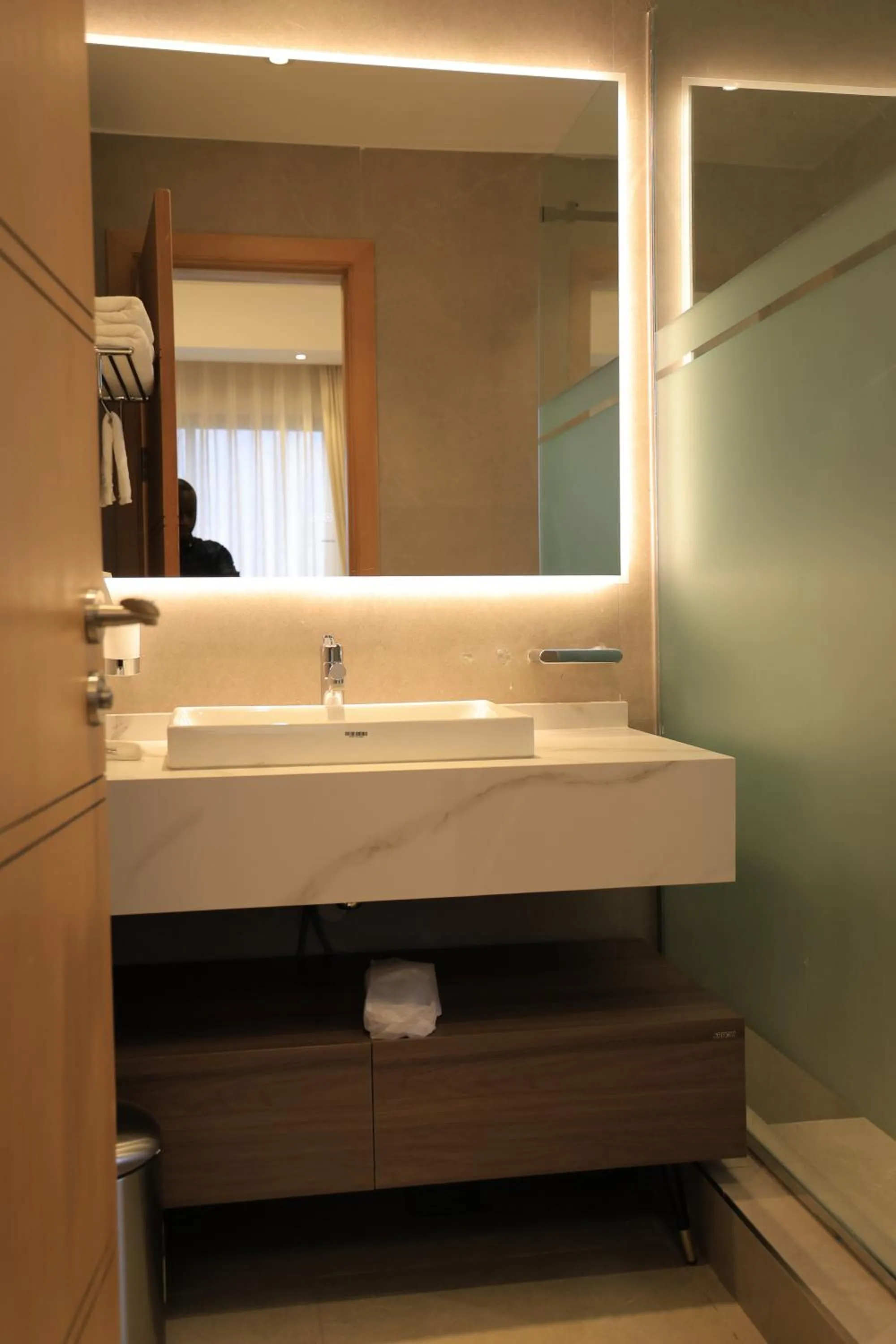 Bathroom in Abrish Hotel and Apartment