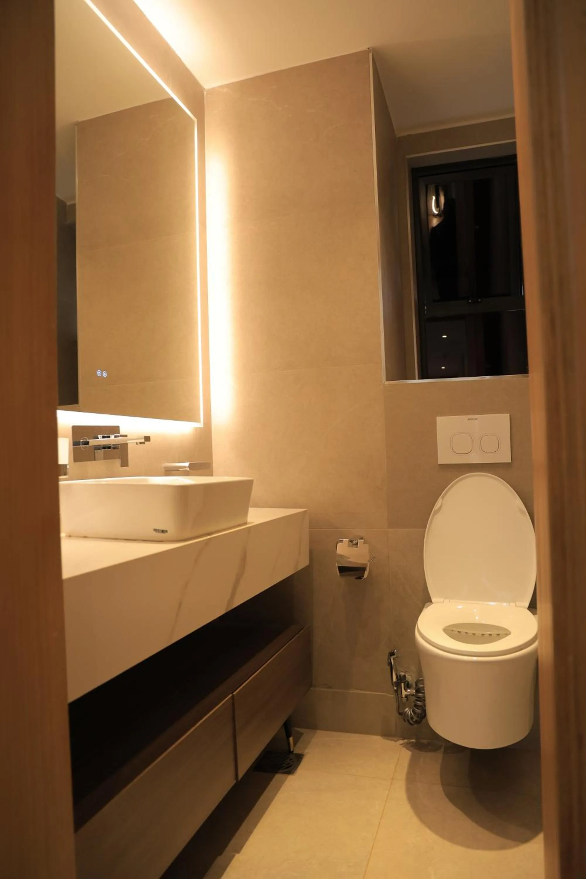 Toilet in Abrish Hotel and Apartment