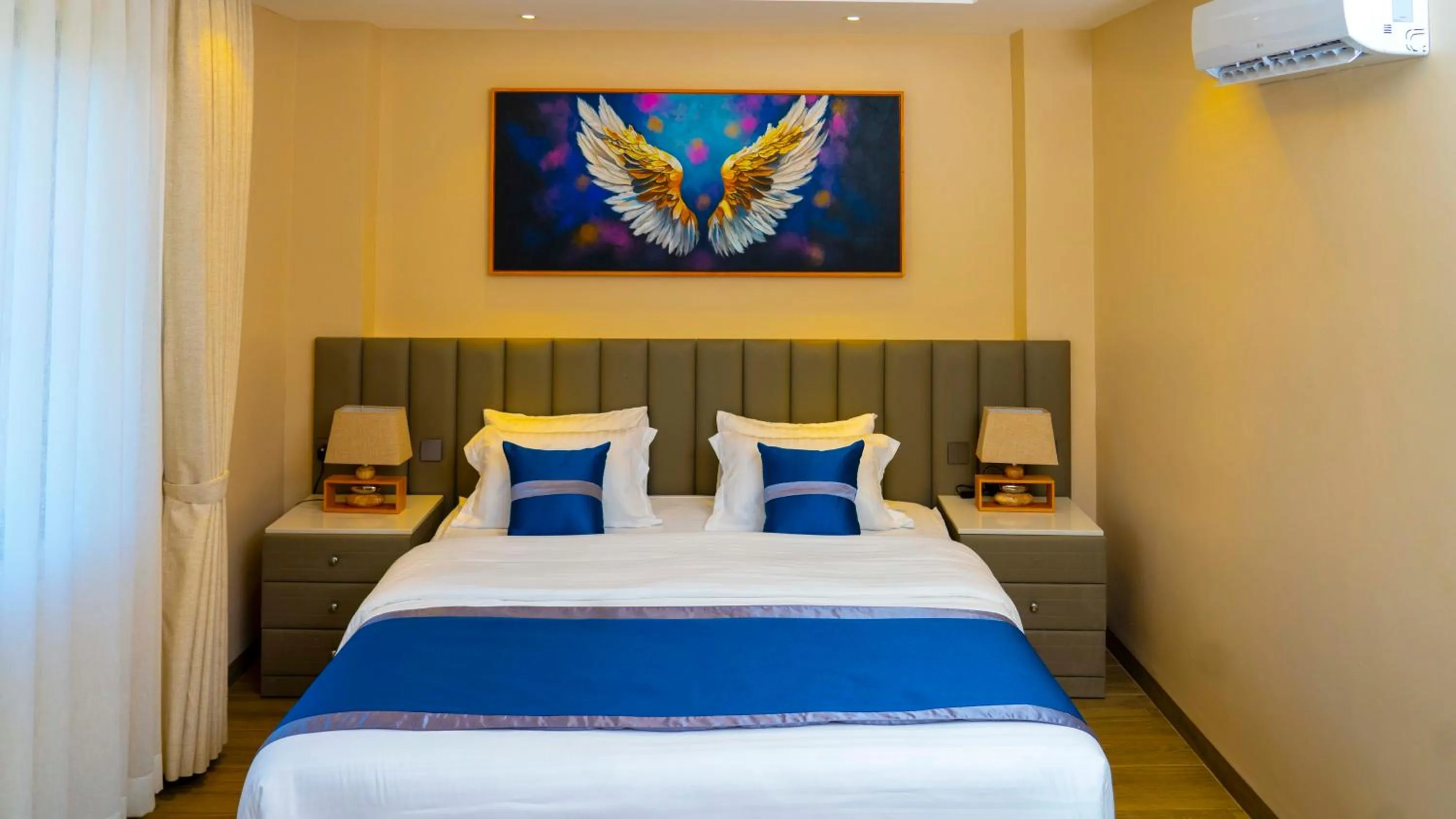 Bed in Abrish Hotel and Apartment