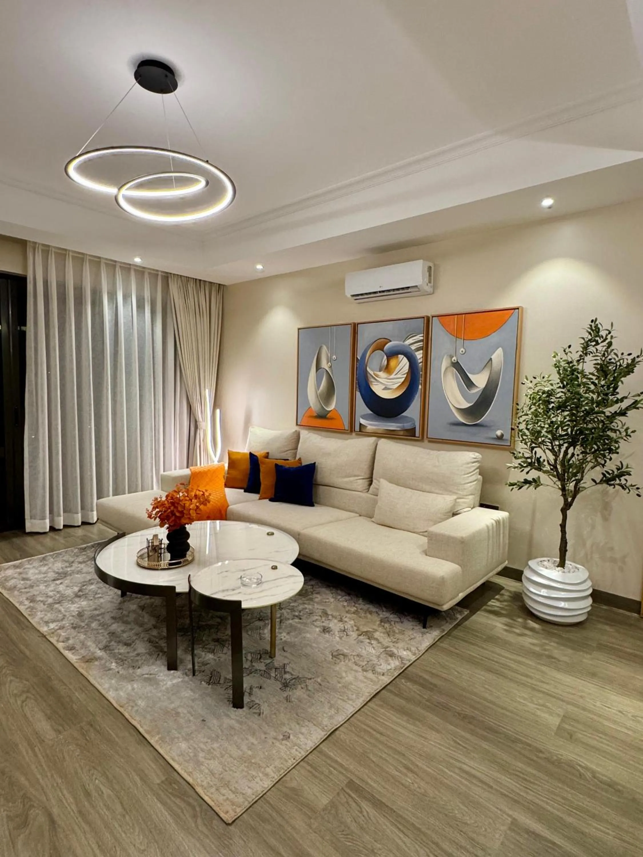 Seating area in Abrish Hotel and Apartment