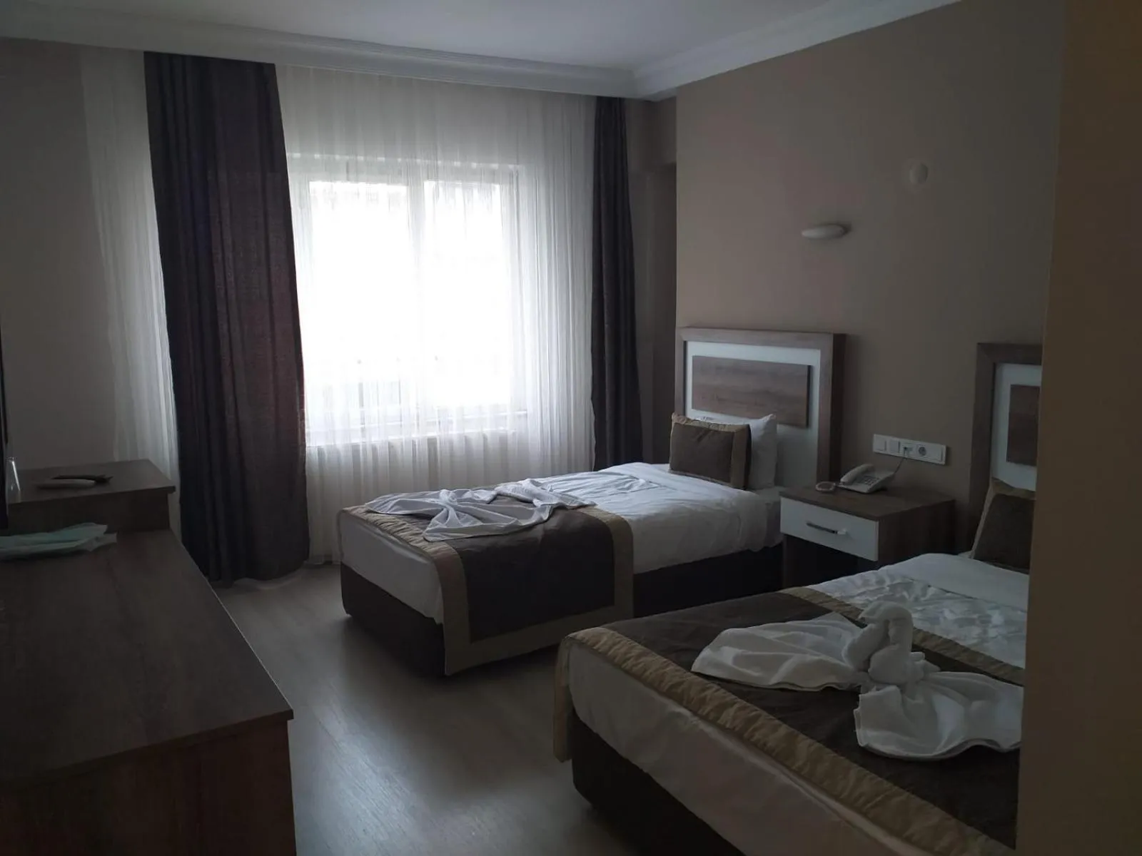 Photo of the whole room, Bed in Dempa Hotel