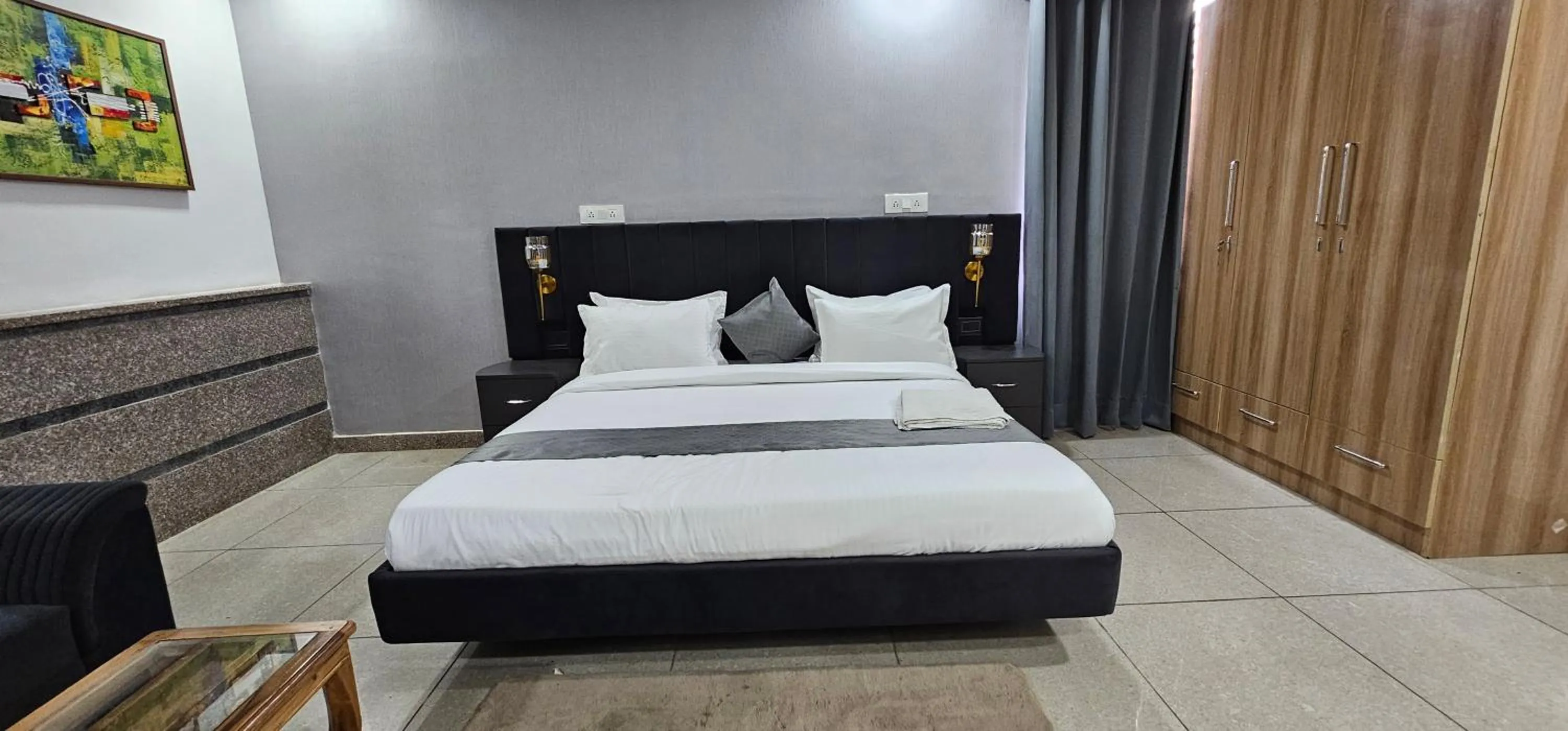 Bed in Raj Residency Gurgaon