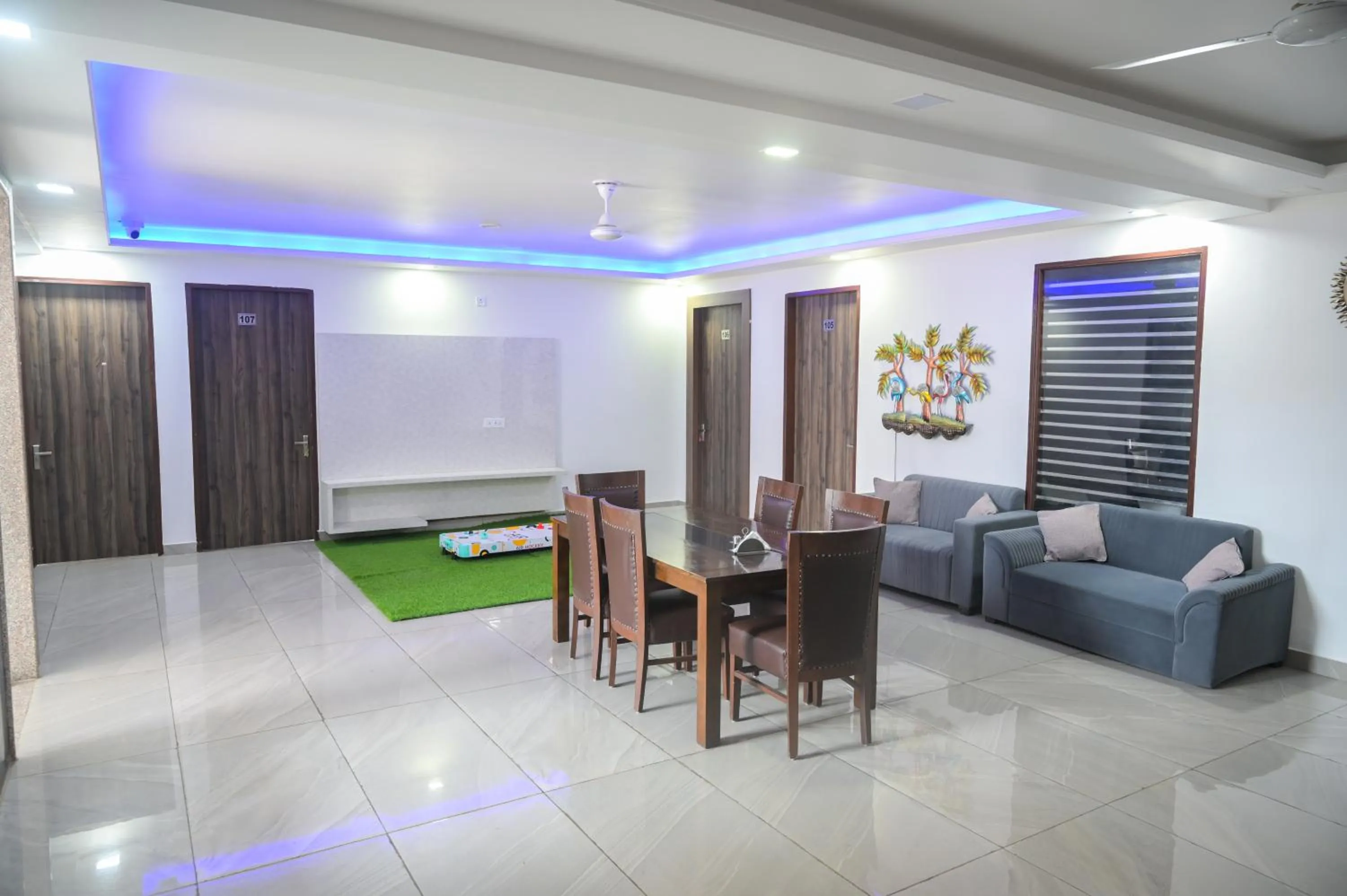 Seating area in Raj Residency Gurgaon