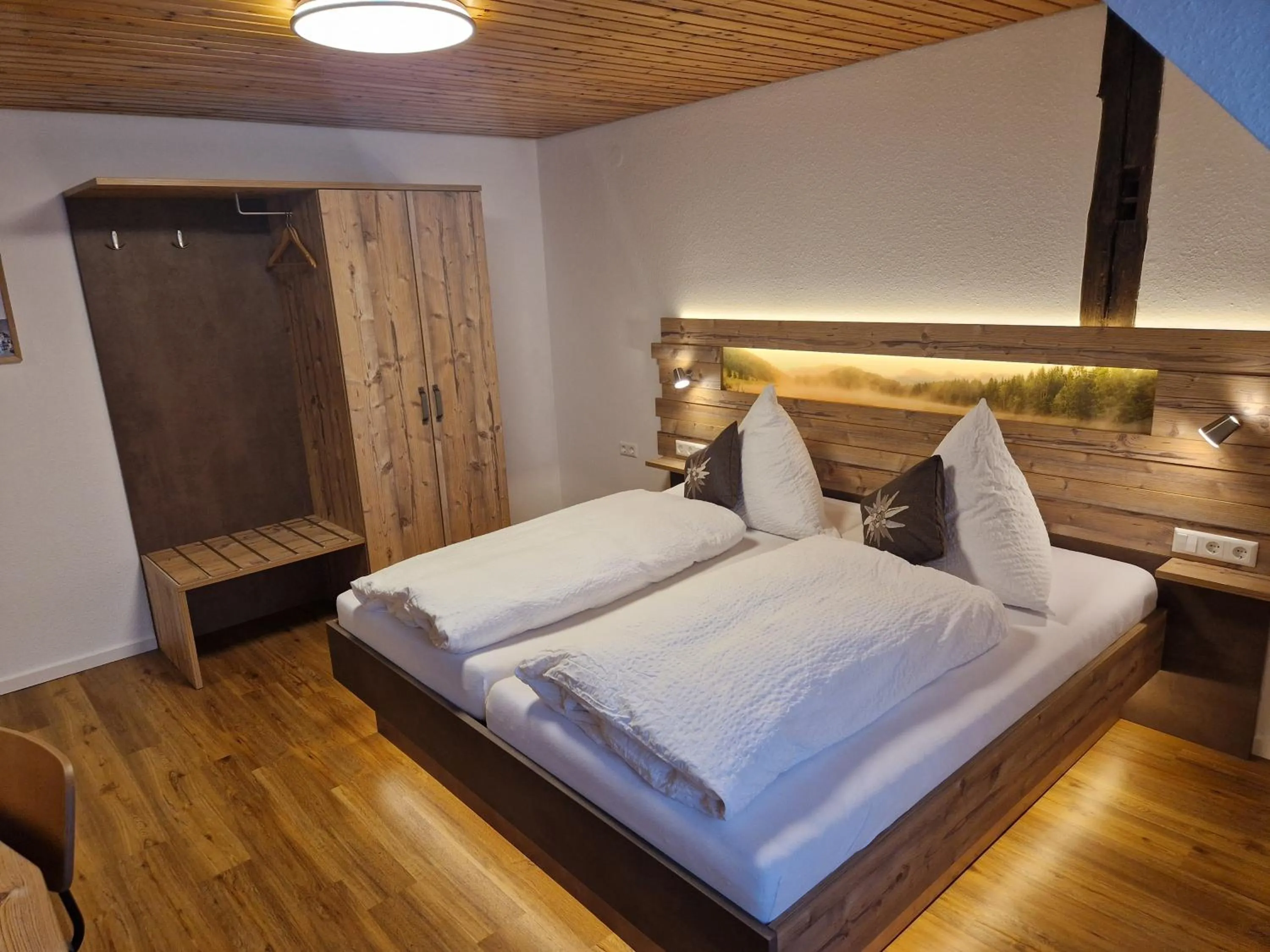 Bed in Gasthof Hosbein
