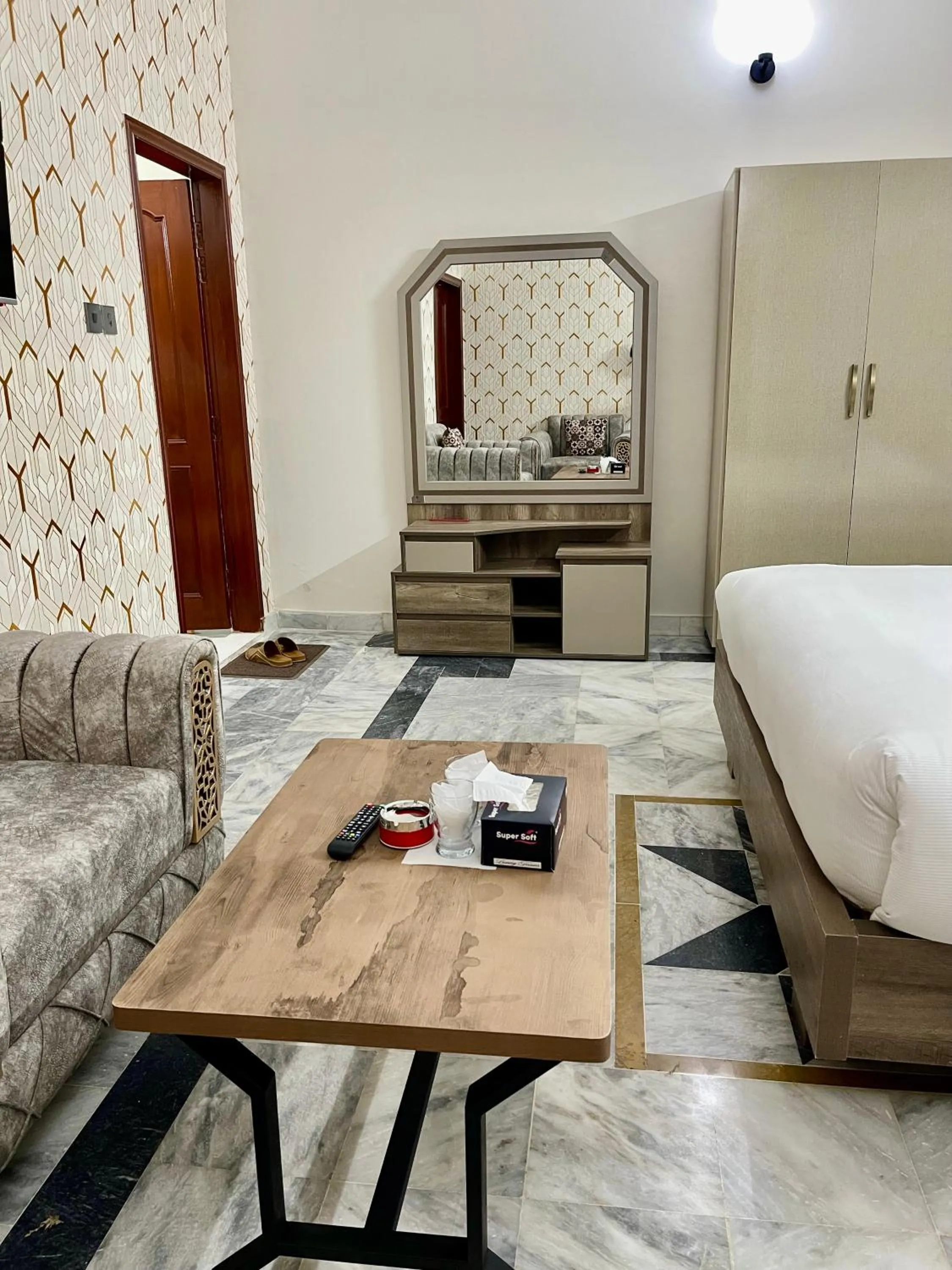 Bed in Landmark Guest House