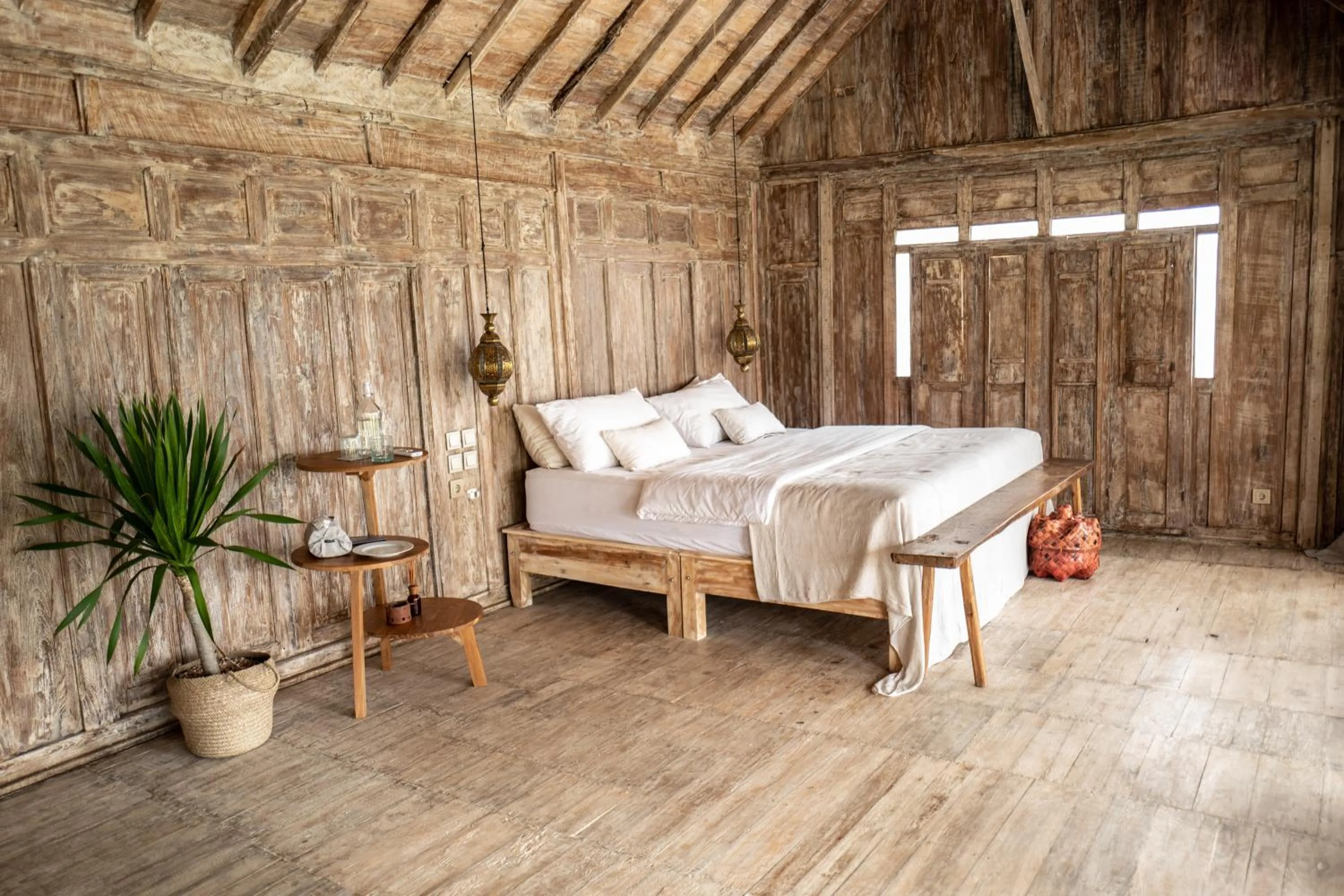 Bed in The Raja Lima hotel